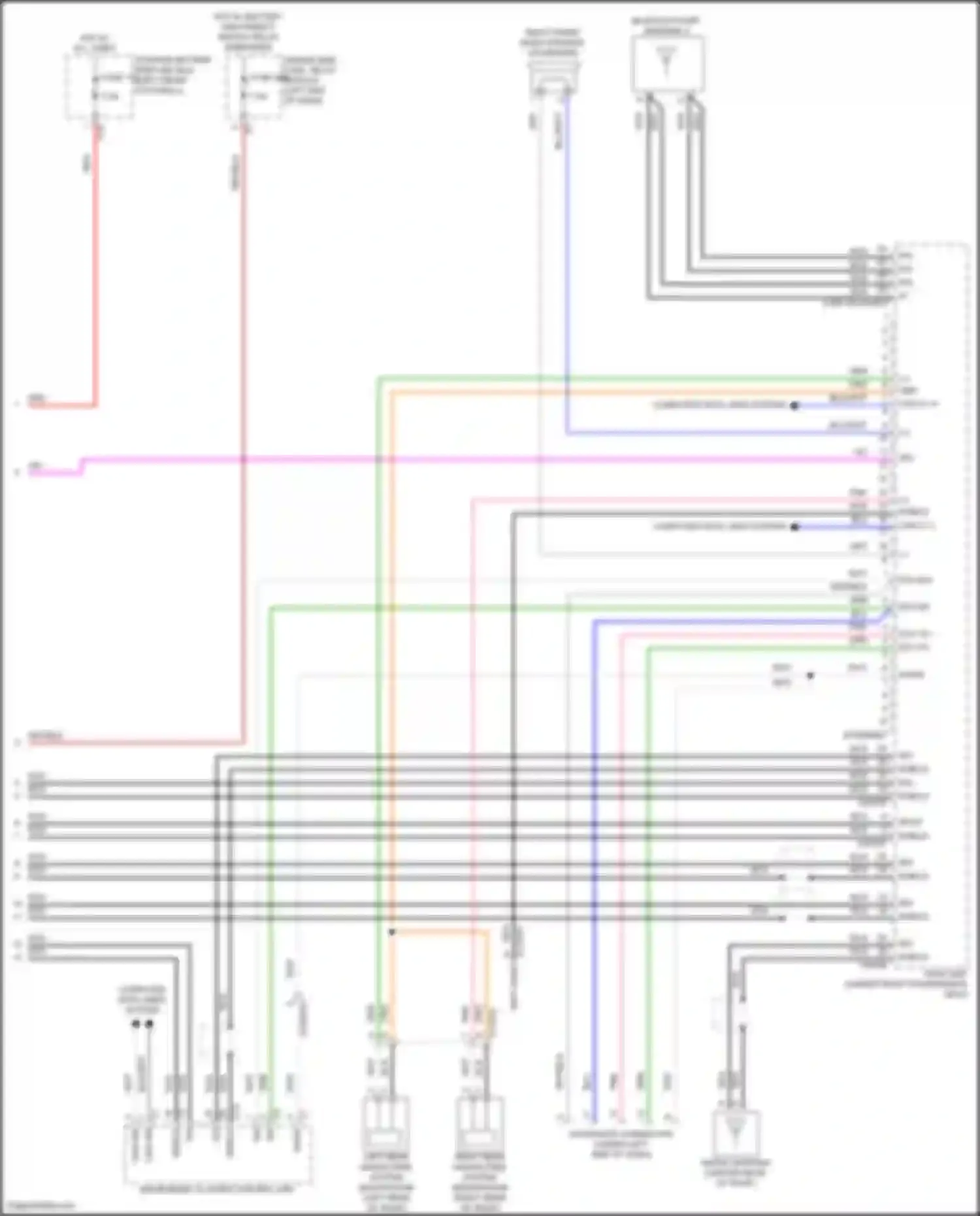 GLE-class Mercedes-Benz V167 facelift (2023-2024): Comand actuation circuit (4 of 4)