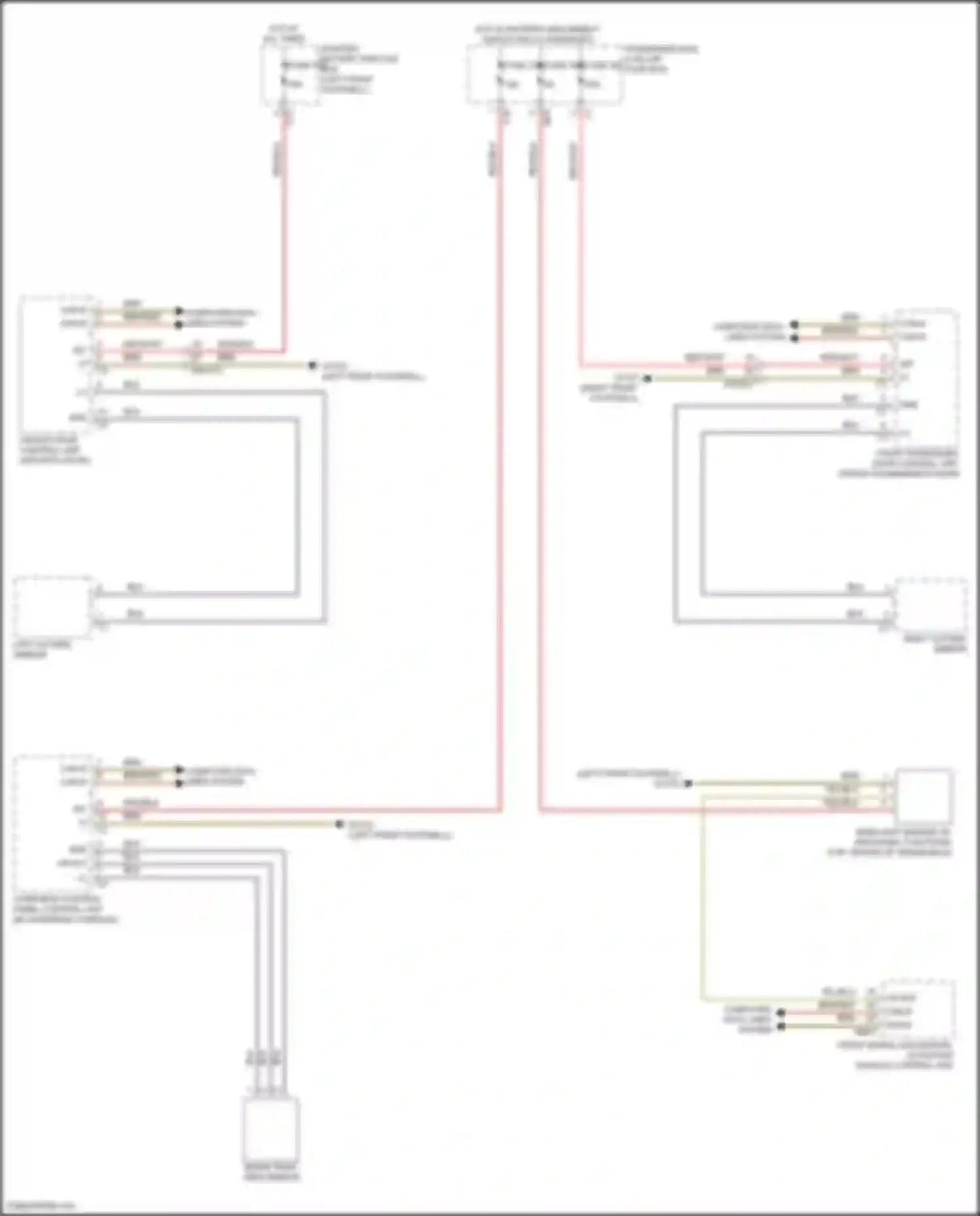 GLE-class Mercedes-Benz V167 facelift (2023-2024): Power mirrors circuit