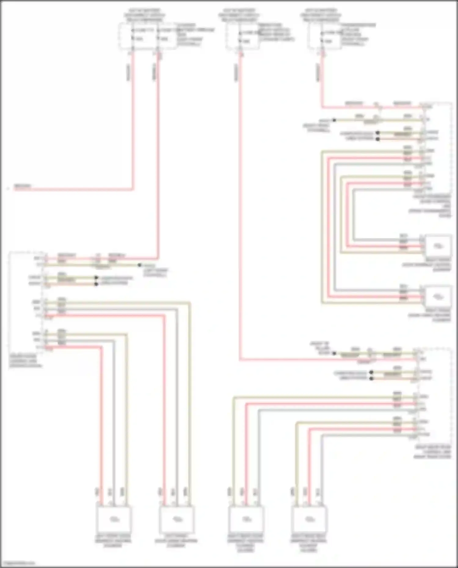 GLE-class Mercedes-Benz V167 facelift (2023-2024): Armrest heated circuit (2 of 2)