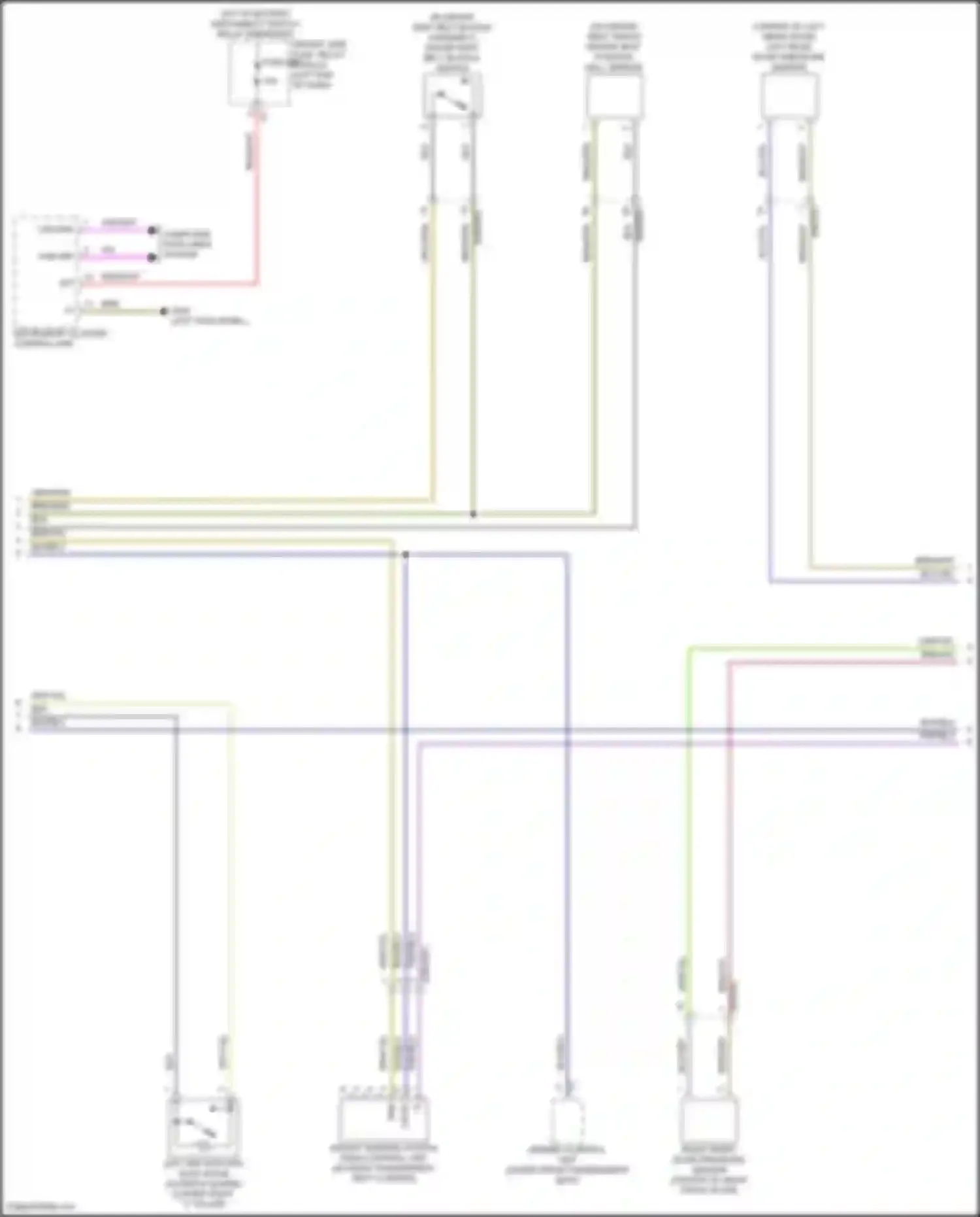 GLE-class Mercedes-Benz V167 facelift (2023-2024): Supplemental restraint circuit (3 of 5)