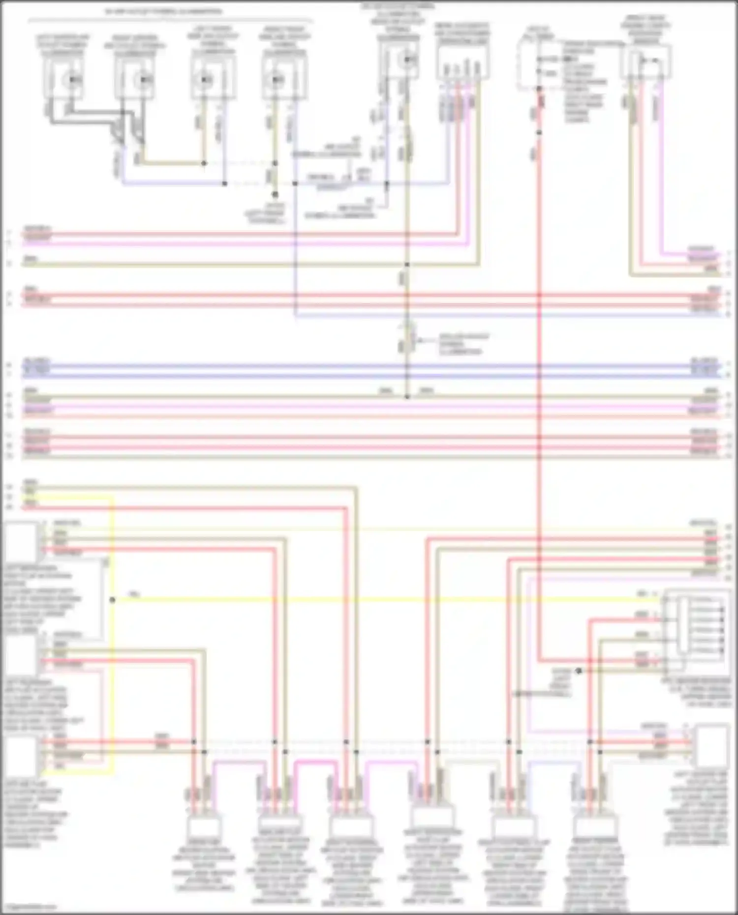 GLK-class Mercedes-Benz X204 facelift (2012-2015): Automatic a/c circuit, w/ thermotronic (2 of 3)