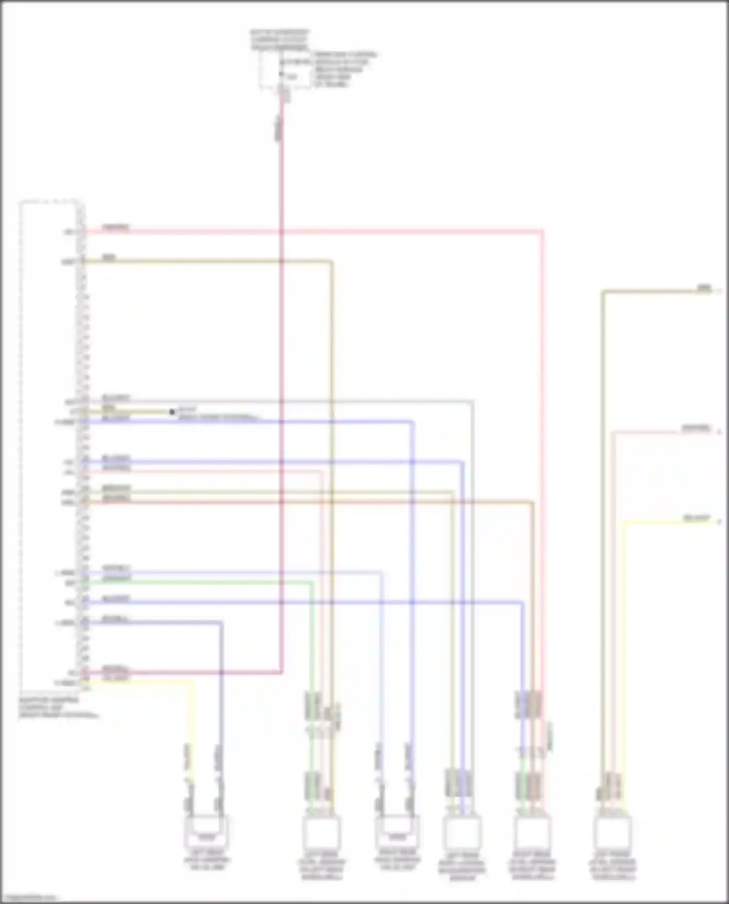 GLK-class Mercedes-Benz X204 facelift (2012-2015): Electronic suspension circuit (1 of 2)
