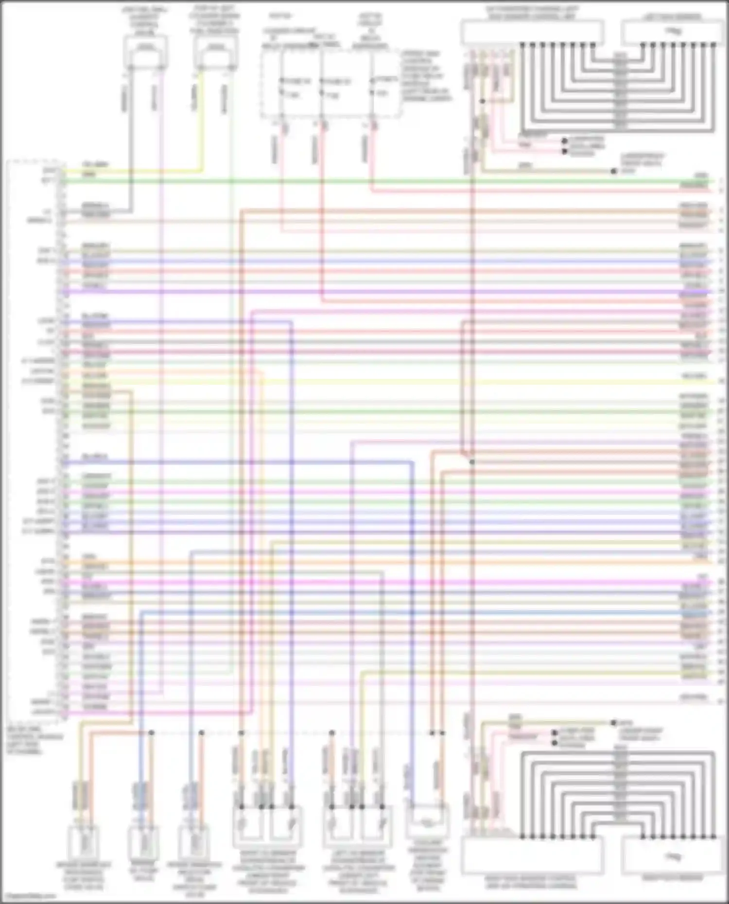 GLK-class Mercedes-Benz X204 facelift (2012-2015): Wiring diagram engine performance 3.5l (1 of 6)