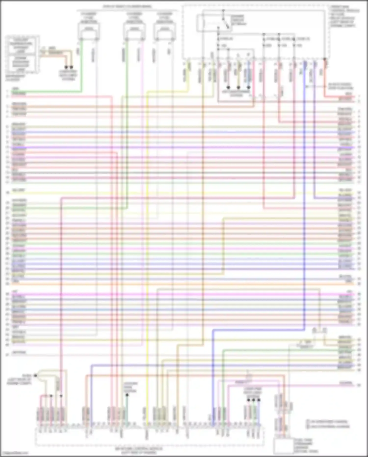 GLK-class Mercedes-Benz X204 facelift (2012-2015): Wiring diagram engine performance 3.5l (2 of 6)