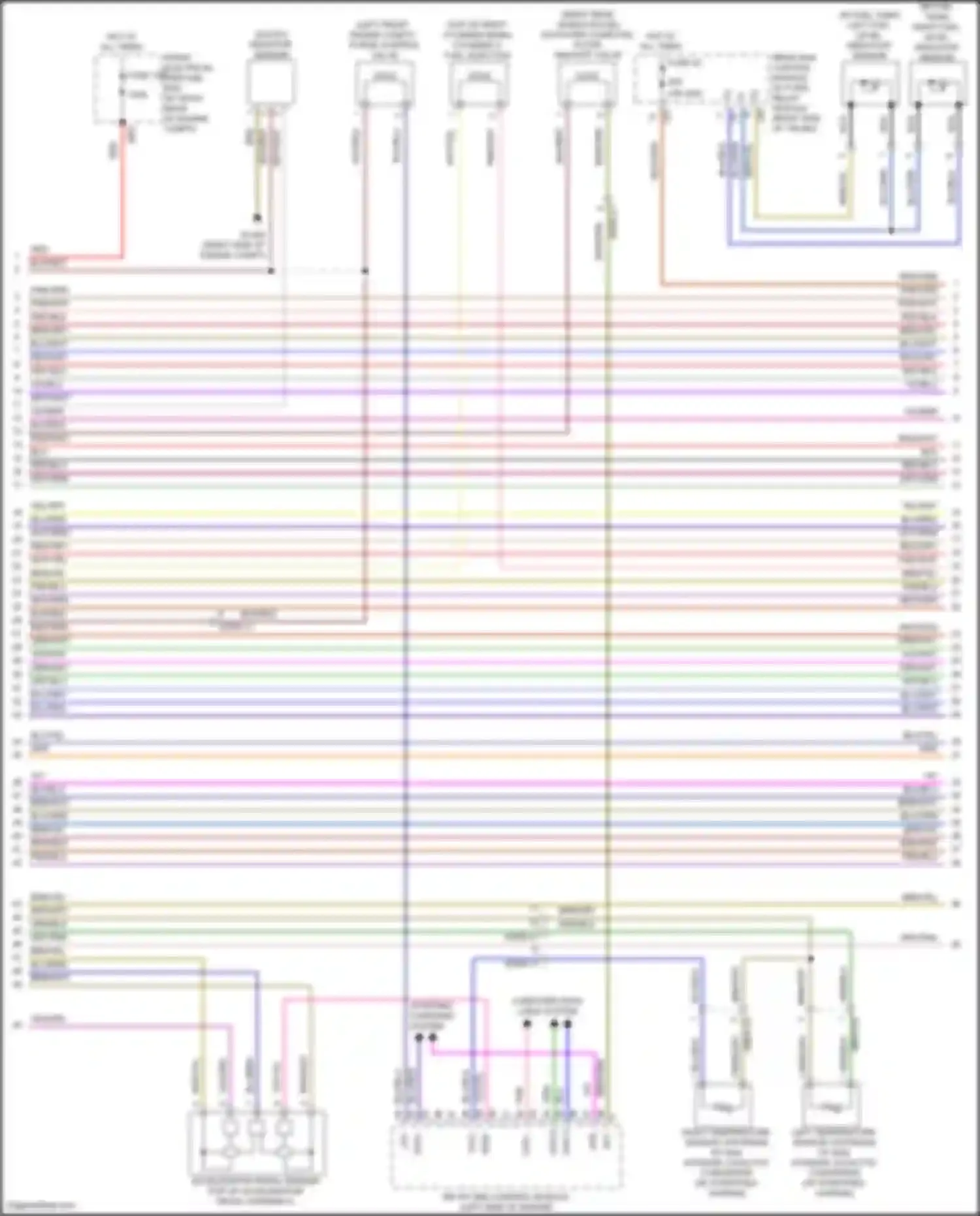 GLK-class Mercedes-Benz X204 facelift (2012-2015): Wiring diagram engine performance 3.5l (3 of 6)