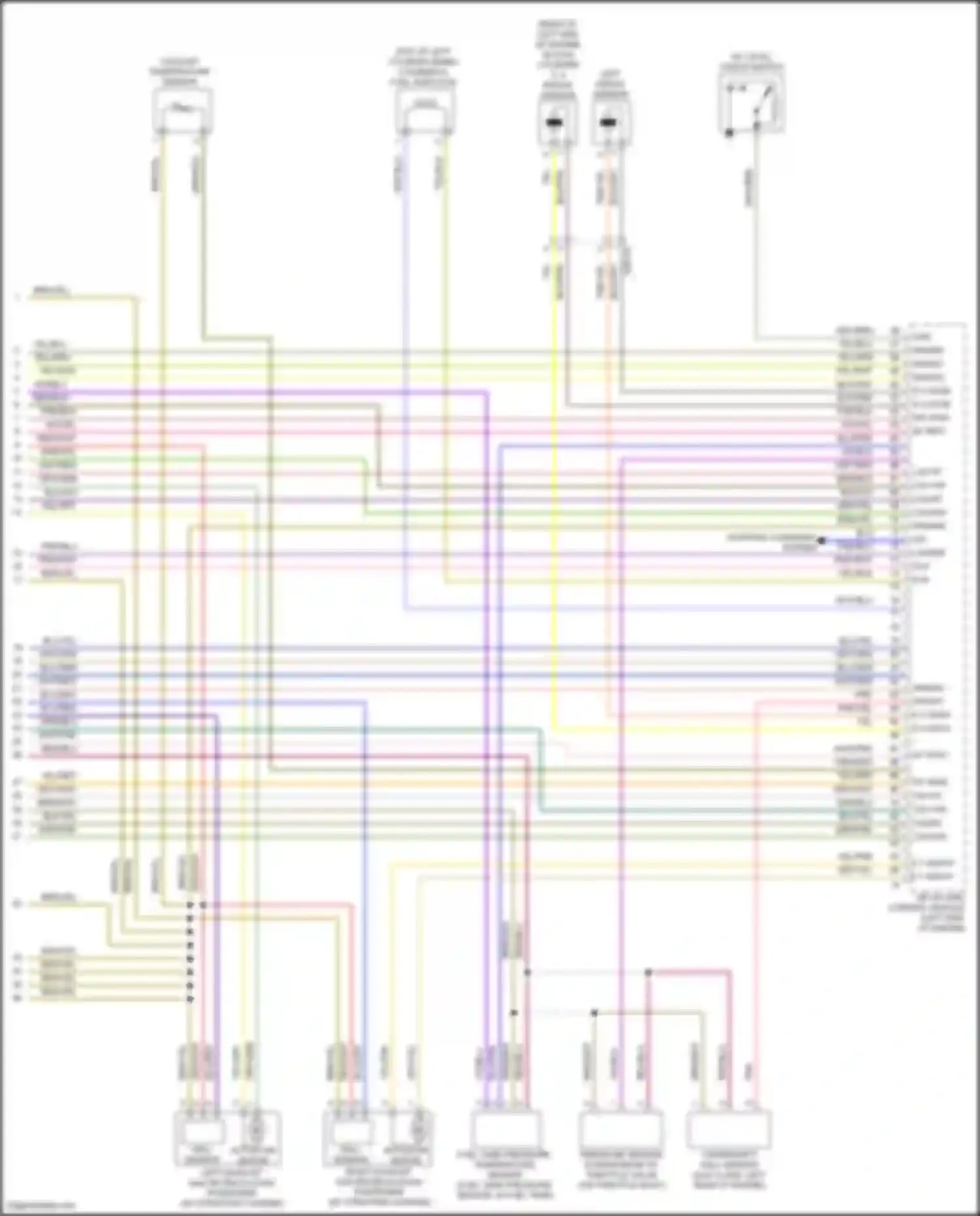 GLK-class Mercedes-Benz X204 facelift (2012-2015): Wiring diagram engine performance 3.5l (6 of 6)