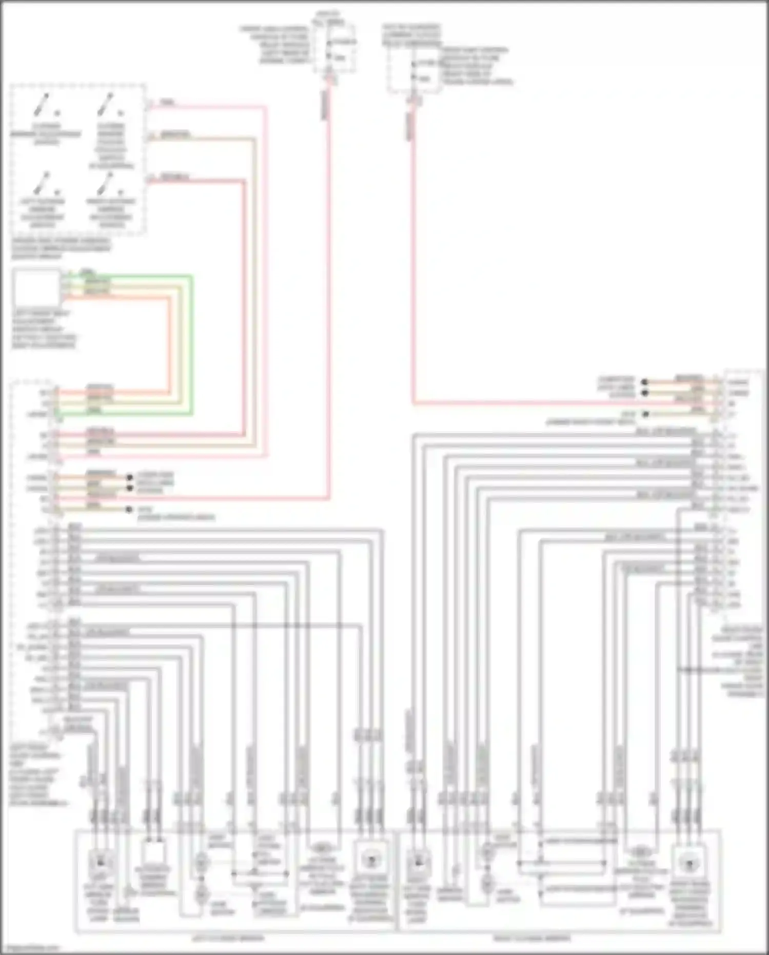 GLK-class Mercedes-Benz X204 facelift (2012-2015): Memory mirrors circuit