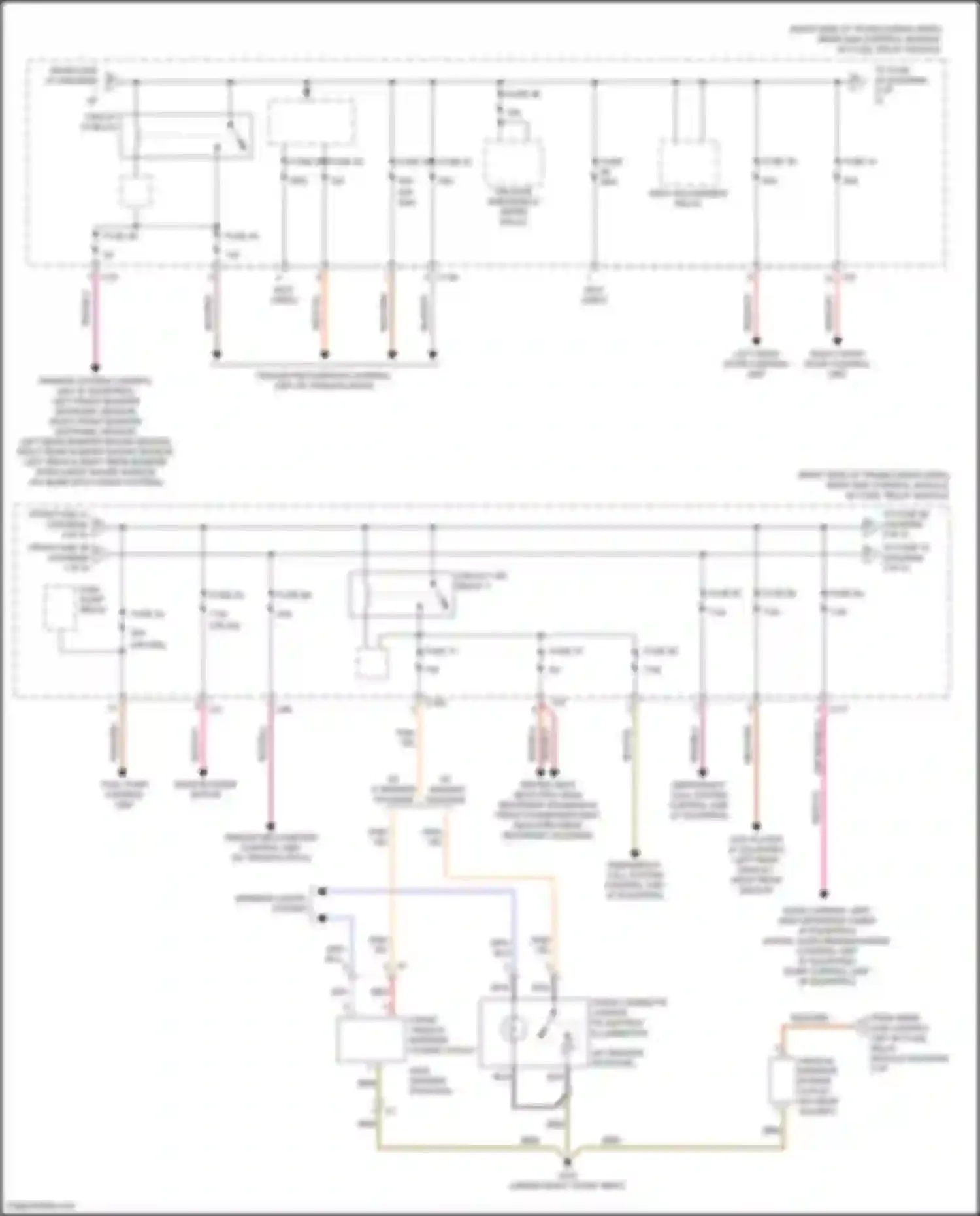 GLK-class Mercedes-Benz X204 facelift (2012-2015): Power distribution circuit (2 of 5)