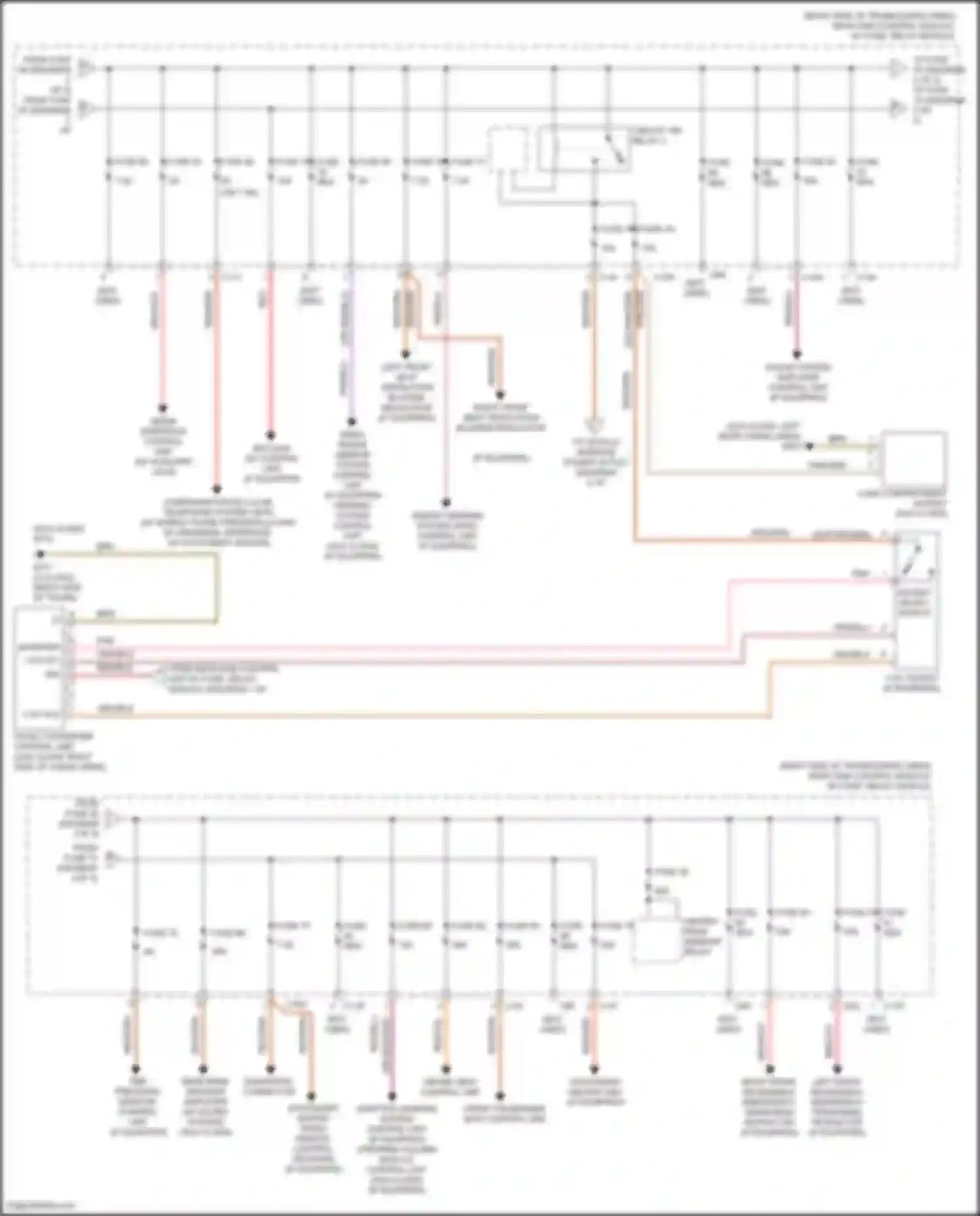 GLK-class Mercedes-Benz X204 facelift (2012-2015): Power distribution circuit (3 of 5)