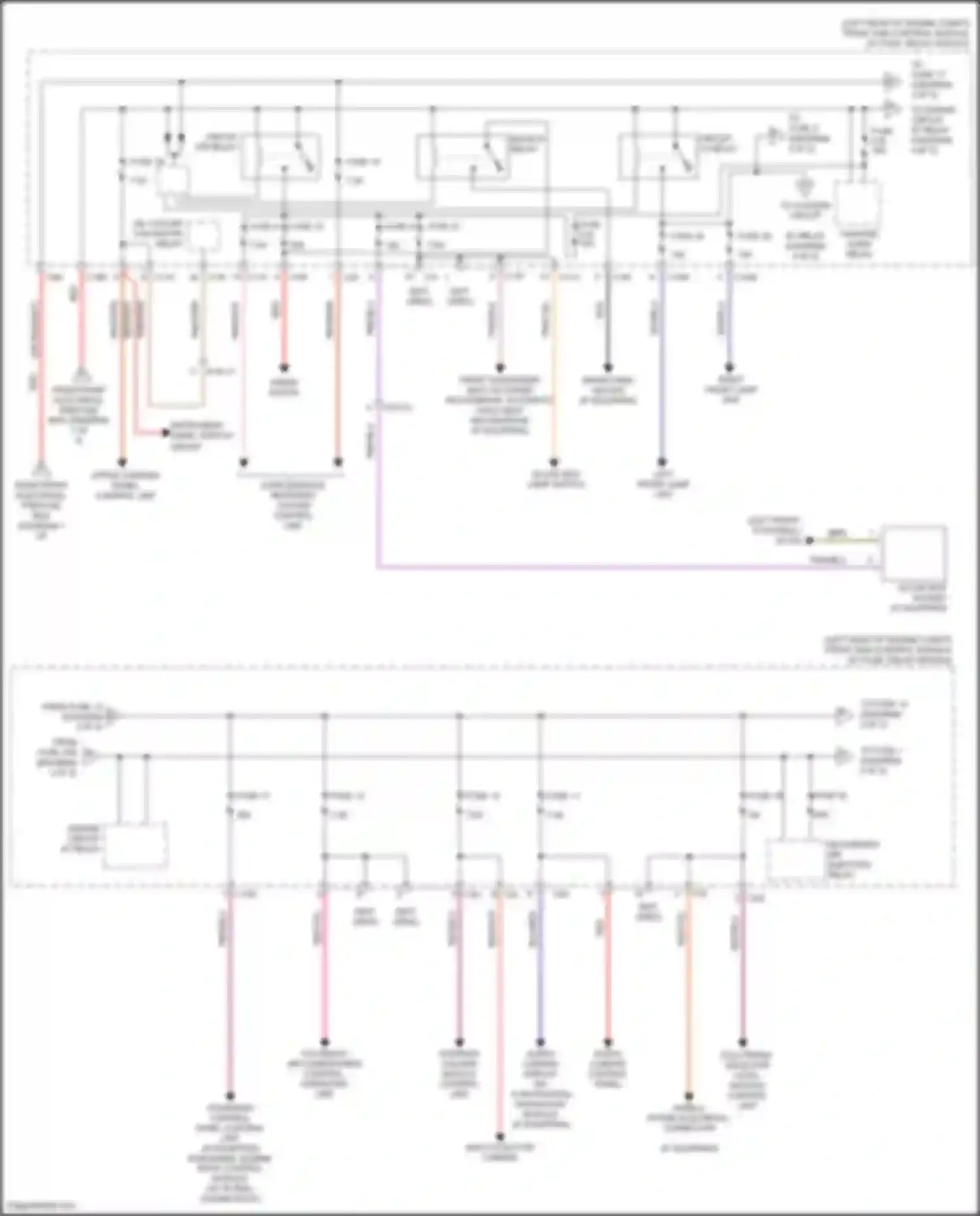 GLK-class Mercedes-Benz X204 facelift (2012-2015): Power distribution circuit (4 of 5)