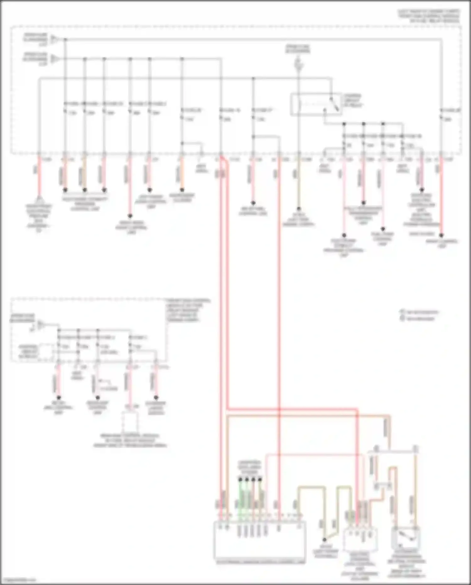 GLK-class Mercedes-Benz X204 facelift (2012-2015): Power distribution circuit (5 of 5)