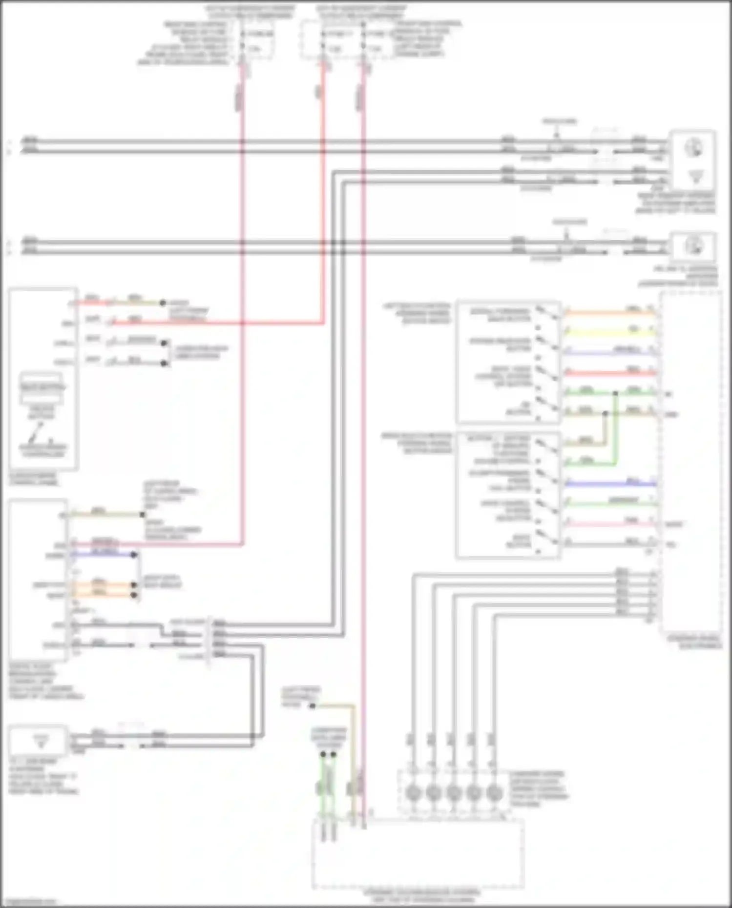 GLK-class Mercedes-Benz X204 facelift (2012-2015): Auto pilot system circuit (2 of 2)