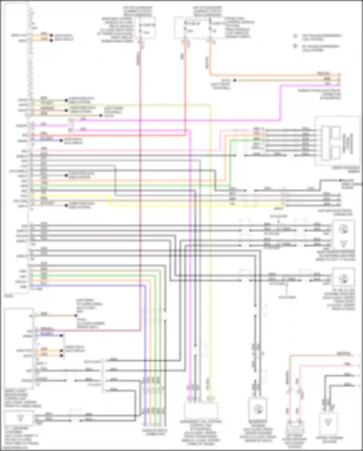 GLK-class Mercedes-Benz X204 facelift (2012-2015): Radio circuit (1 of 3)
