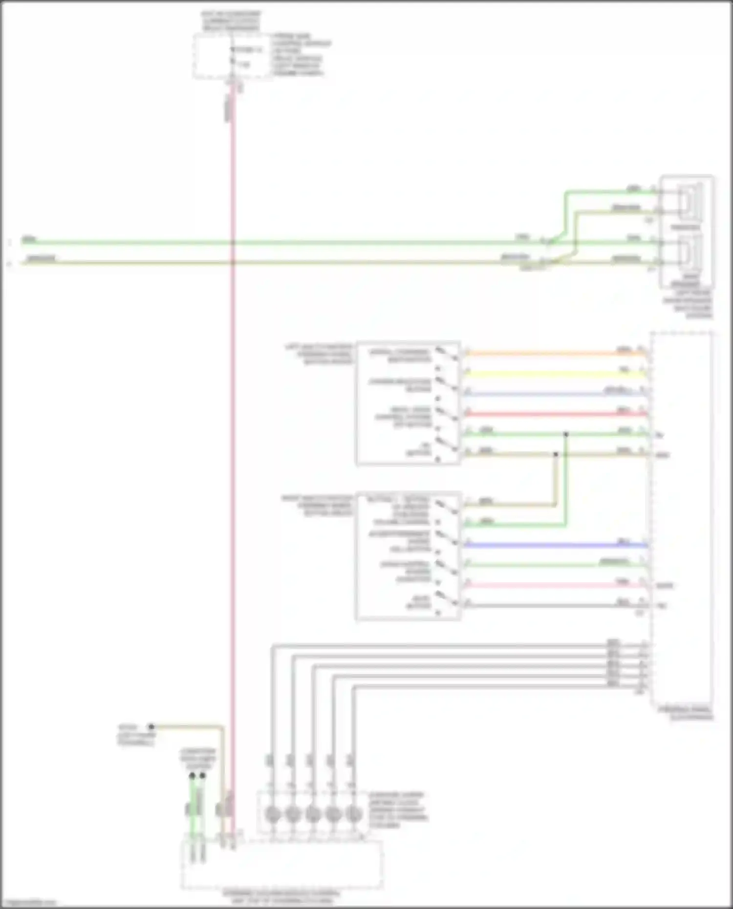 GLK-class Mercedes-Benz X204 facelift (2012-2015): Radio circuit (3 of 3)