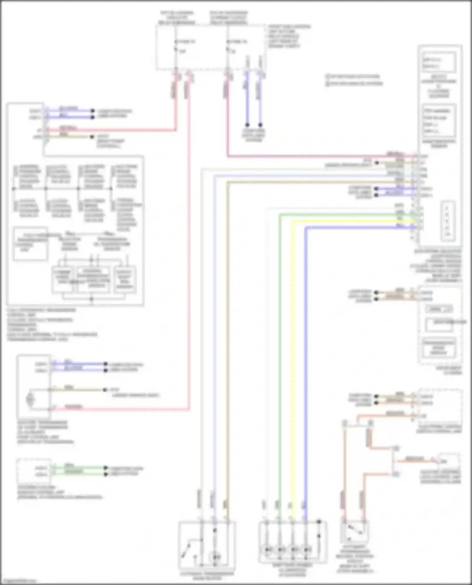GLK-class Mercedes-Benz X204 facelift (2012-2015): Transmission circuit