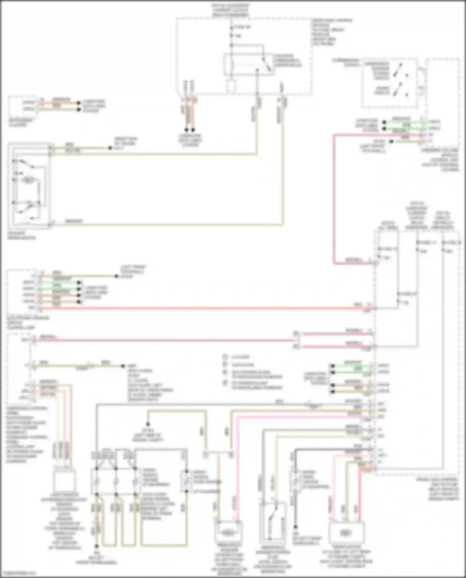 GLK-class Mercedes-Benz X204 facelift (2012-2015): Wiper/washer circuit