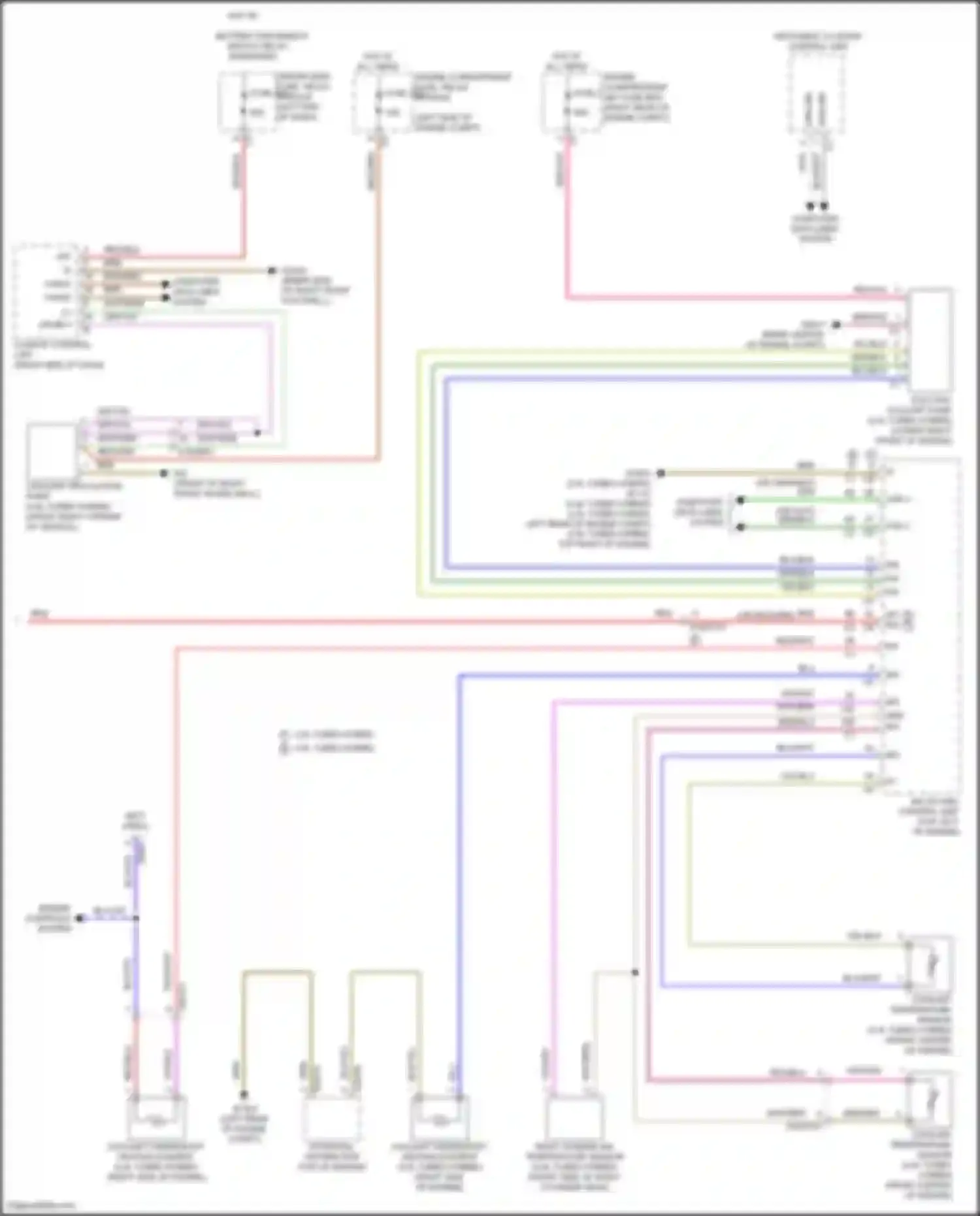 GLS-class AMG Mercedes-Benz X167 facelift (2023-2024): Cooling fan circuit (2 of 2)