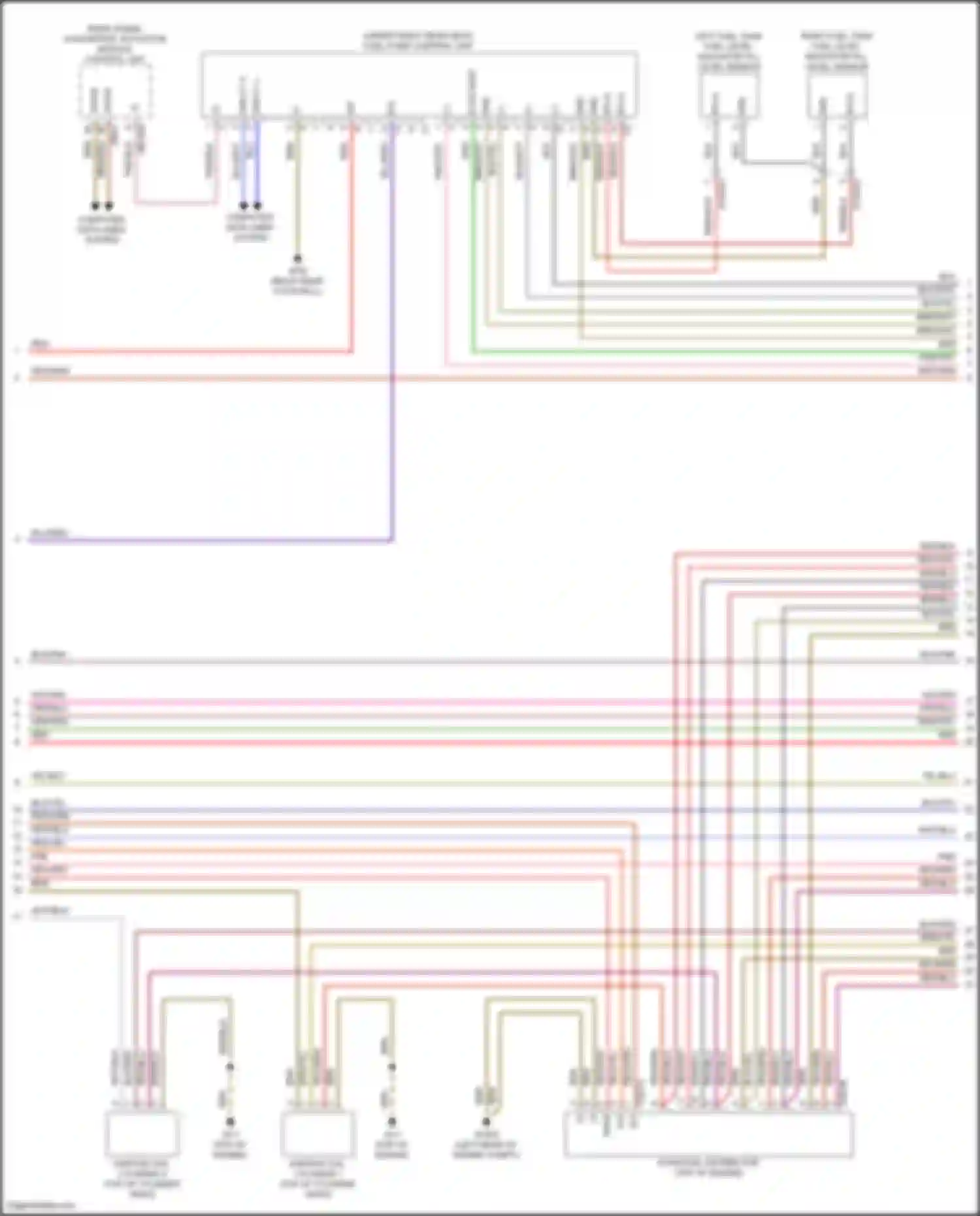 GLS-class AMG Mercedes-Benz X167 facelift (2023-2024): Wiring diagram engine performance 3.0l turbo hybrid (2 of 10)