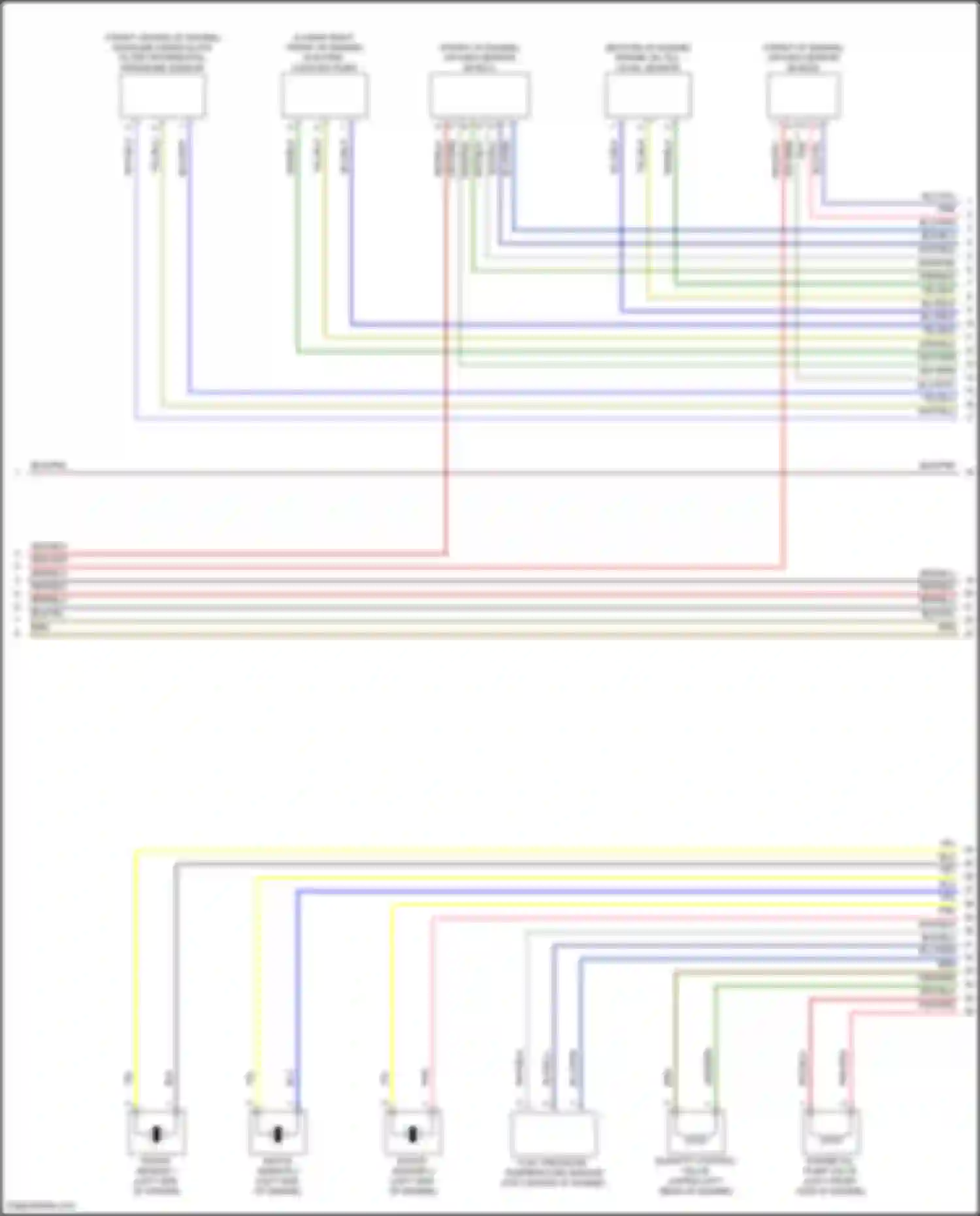 GLS-class AMG Mercedes-Benz X167 facelift (2023-2024): Wiring diagram engine performance 3.0l turbo hybrid (4 of 10)