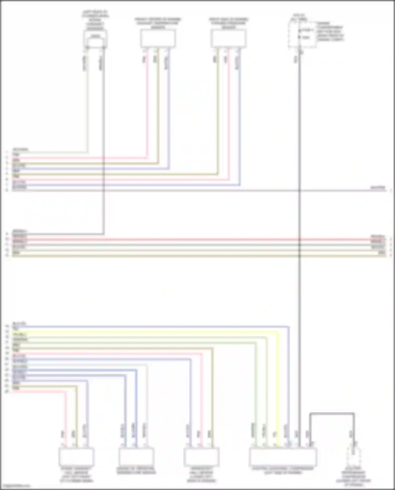 GLS-class AMG Mercedes-Benz X167 facelift (2023-2024): Wiring diagram engine performance 3.0l turbo hybrid (6 of 10)