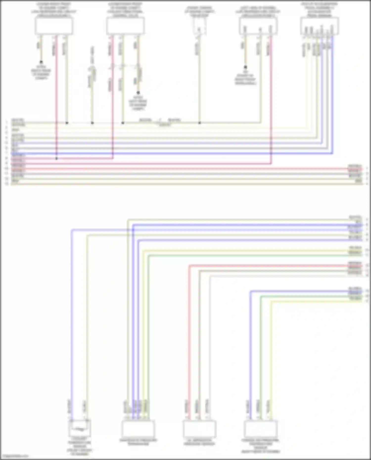 GLS-class AMG Mercedes-Benz X167 facelift (2023-2024): Wiring diagram engine performance 3.0l turbo hybrid (9 of 10)