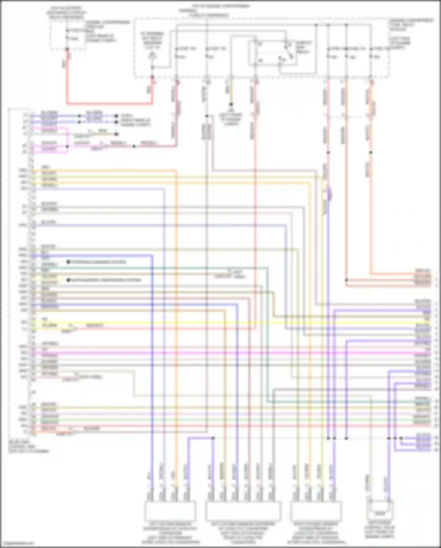 GLS-class AMG Mercedes-Benz X167 facelift (2023-2024): Wiring diagram engine performance 4.0l turbo hybrid (1 of 10)