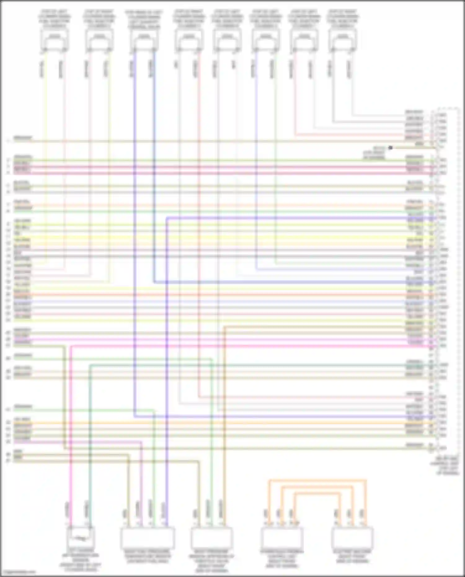 GLS-class AMG Mercedes-Benz X167 facelift (2023-2024): Wiring diagram engine performance 4.0l turbo hybrid (10 of 10)