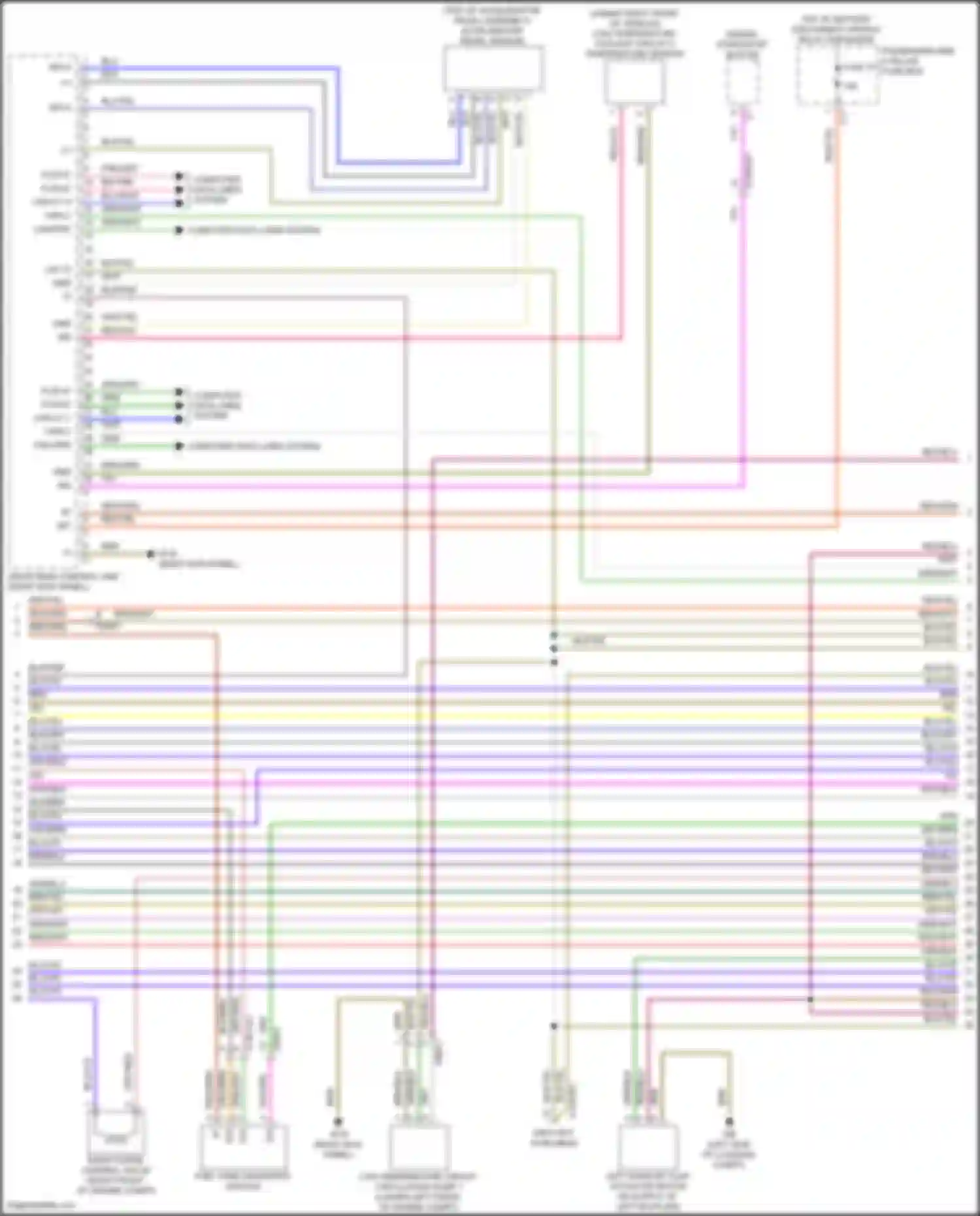GLS-class AMG Mercedes-Benz X167 facelift (2023-2024): Wiring diagram engine performance 4.0l turbo hybrid (2 of 10)