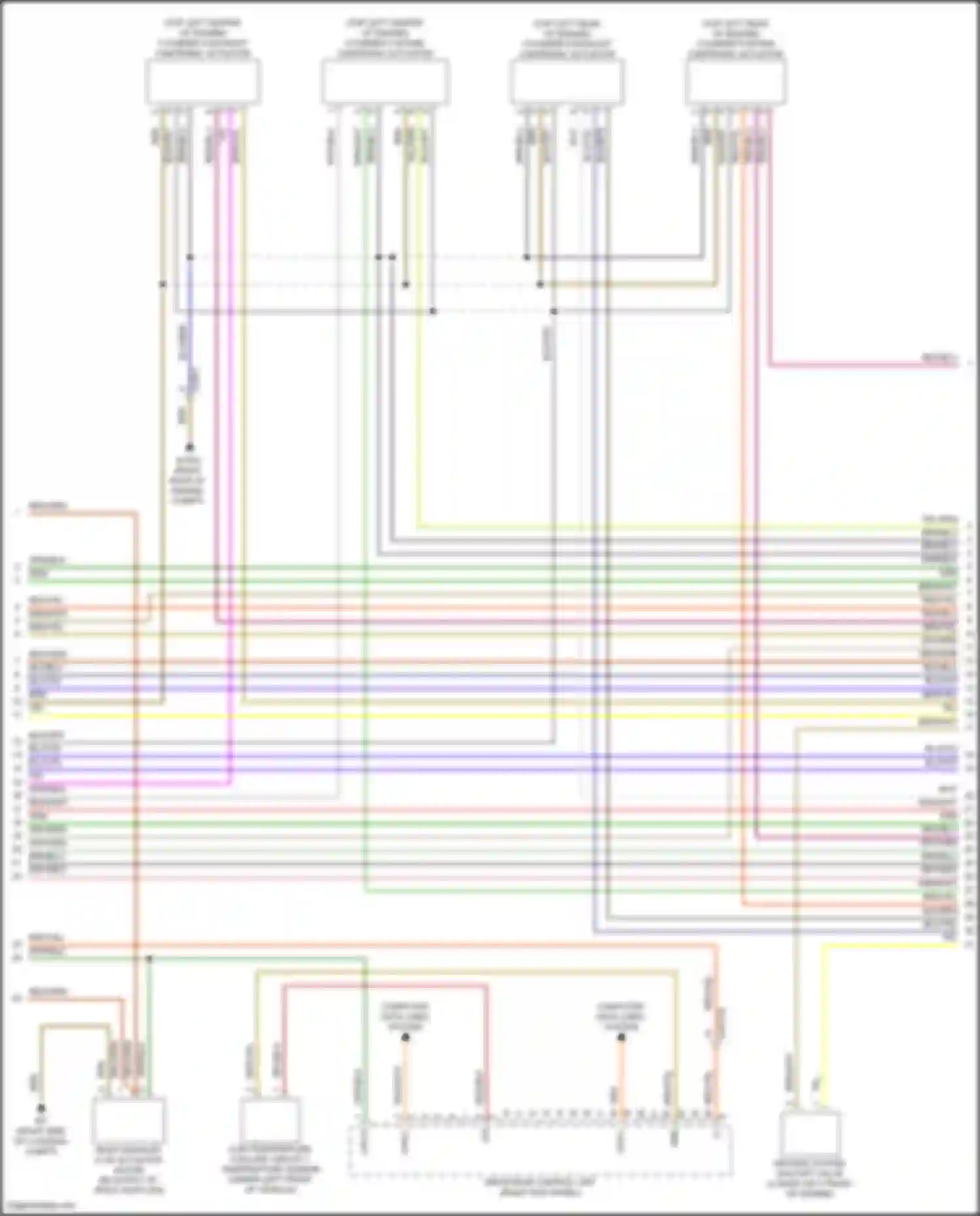 GLS-class AMG Mercedes-Benz X167 facelift (2023-2024): Wiring diagram engine performance 4.0l turbo hybrid (4 of 10)