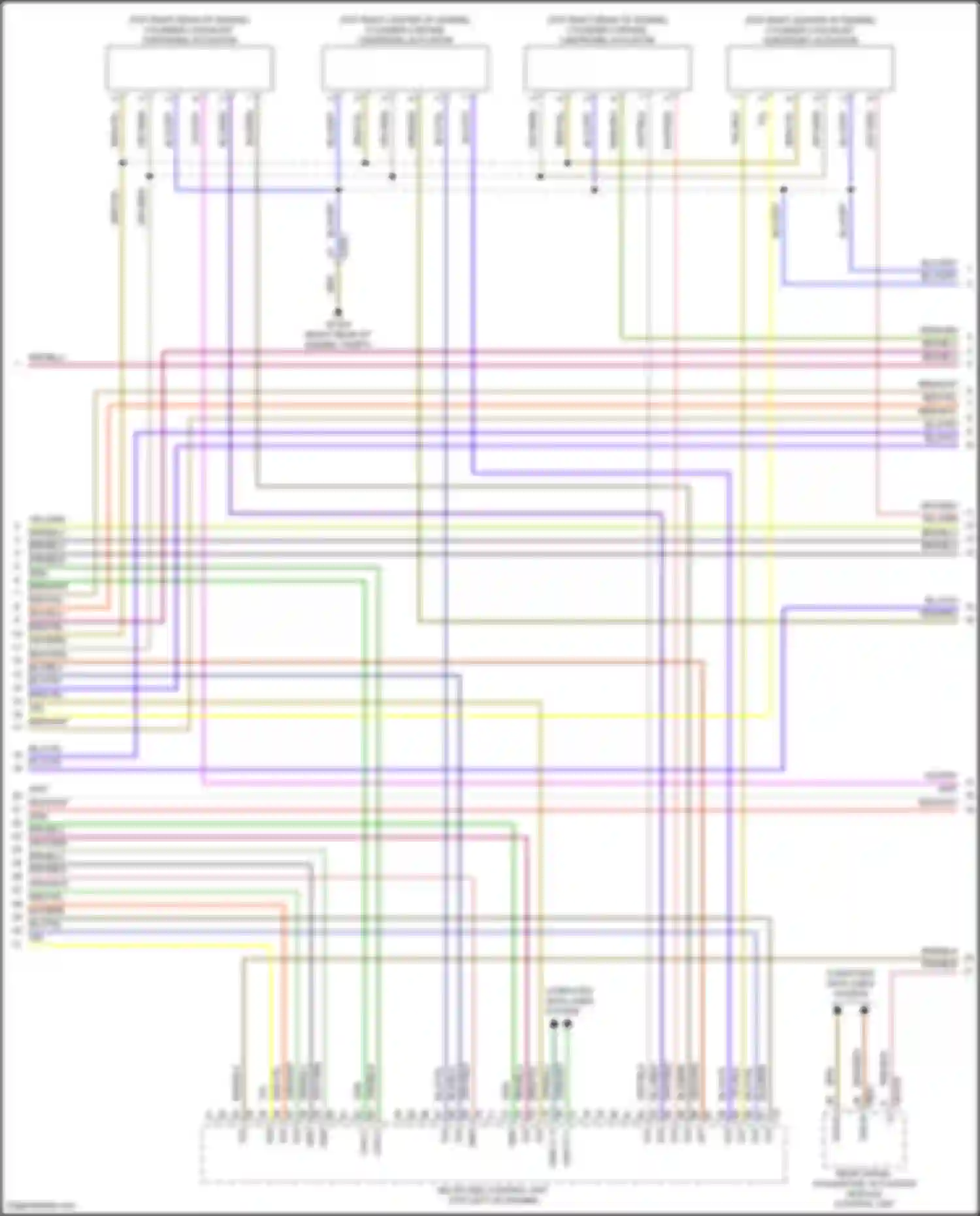 GLS-class AMG Mercedes-Benz X167 facelift (2023-2024): Wiring diagram engine performance 4.0l turbo hybrid (5 of 10)