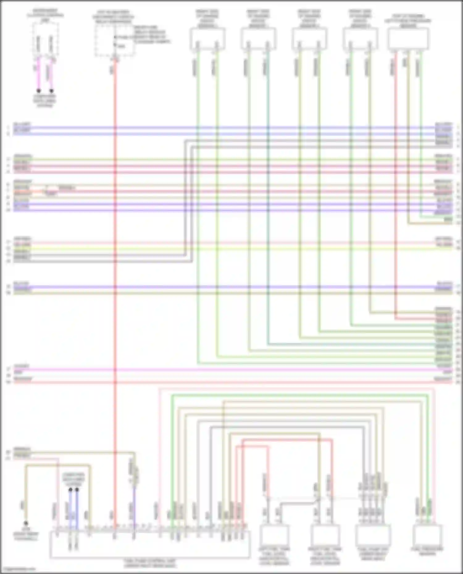 GLS-class AMG Mercedes-Benz X167 facelift (2023-2024): Wiring diagram engine performance 4.0l turbo hybrid (6 of 10)
