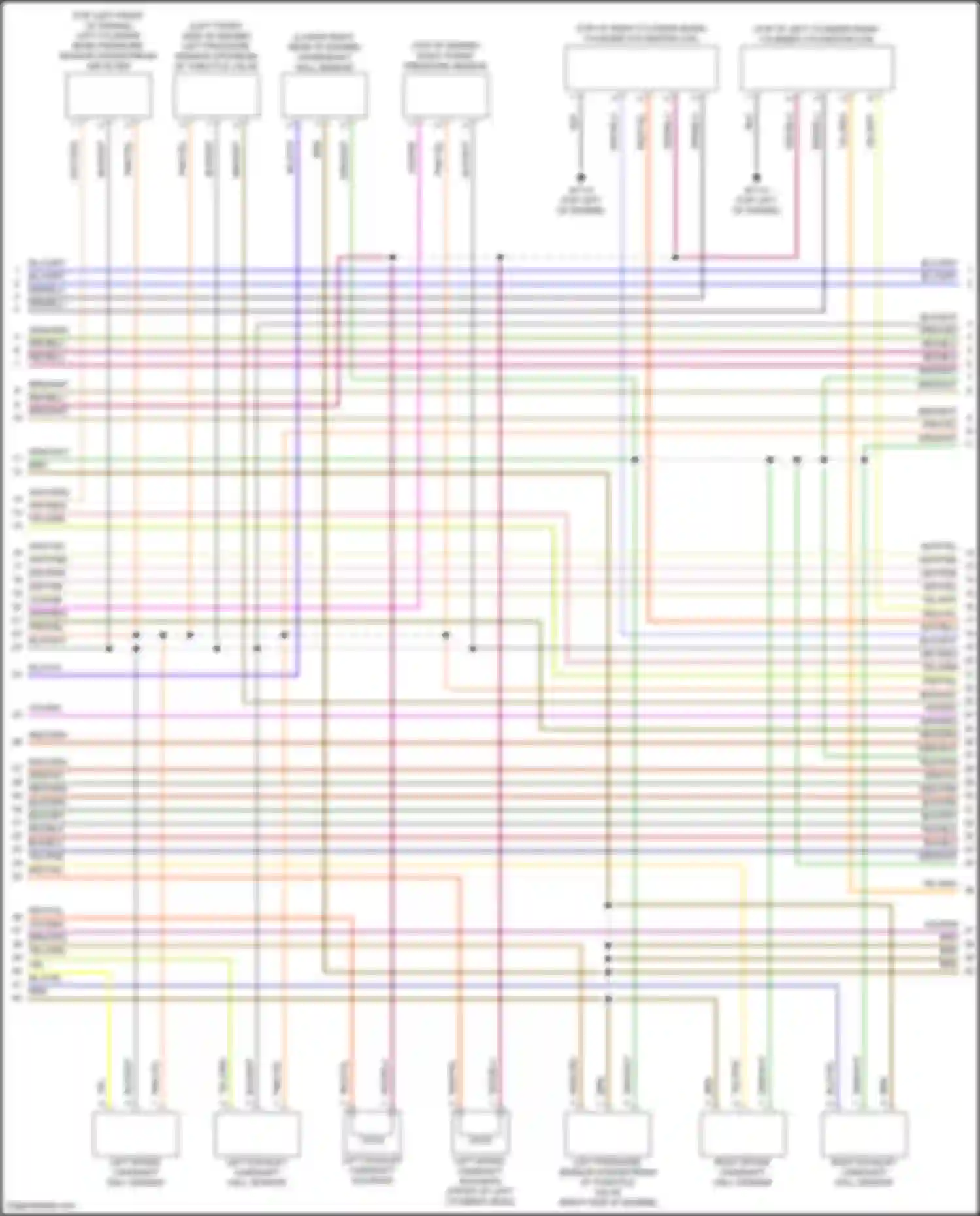 GLS-class AMG Mercedes-Benz X167 facelift (2023-2024): Wiring diagram engine performance 4.0l turbo hybrid (8 of 10)