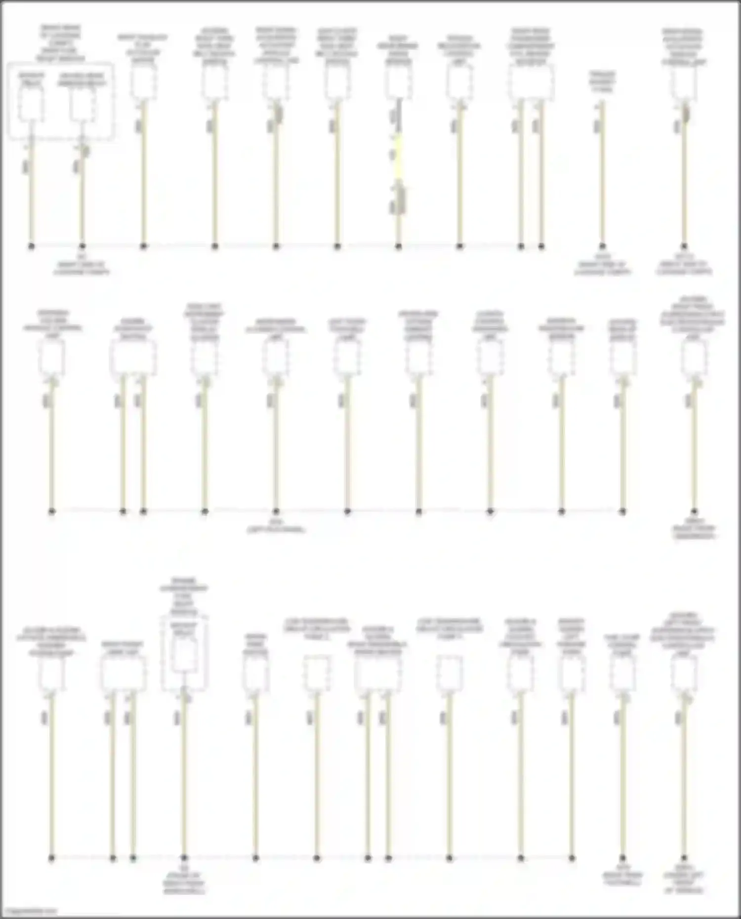 GLS-class AMG Mercedes-Benz X167 facelift (2023-2024): Ground distribution circuit (4 of 8)