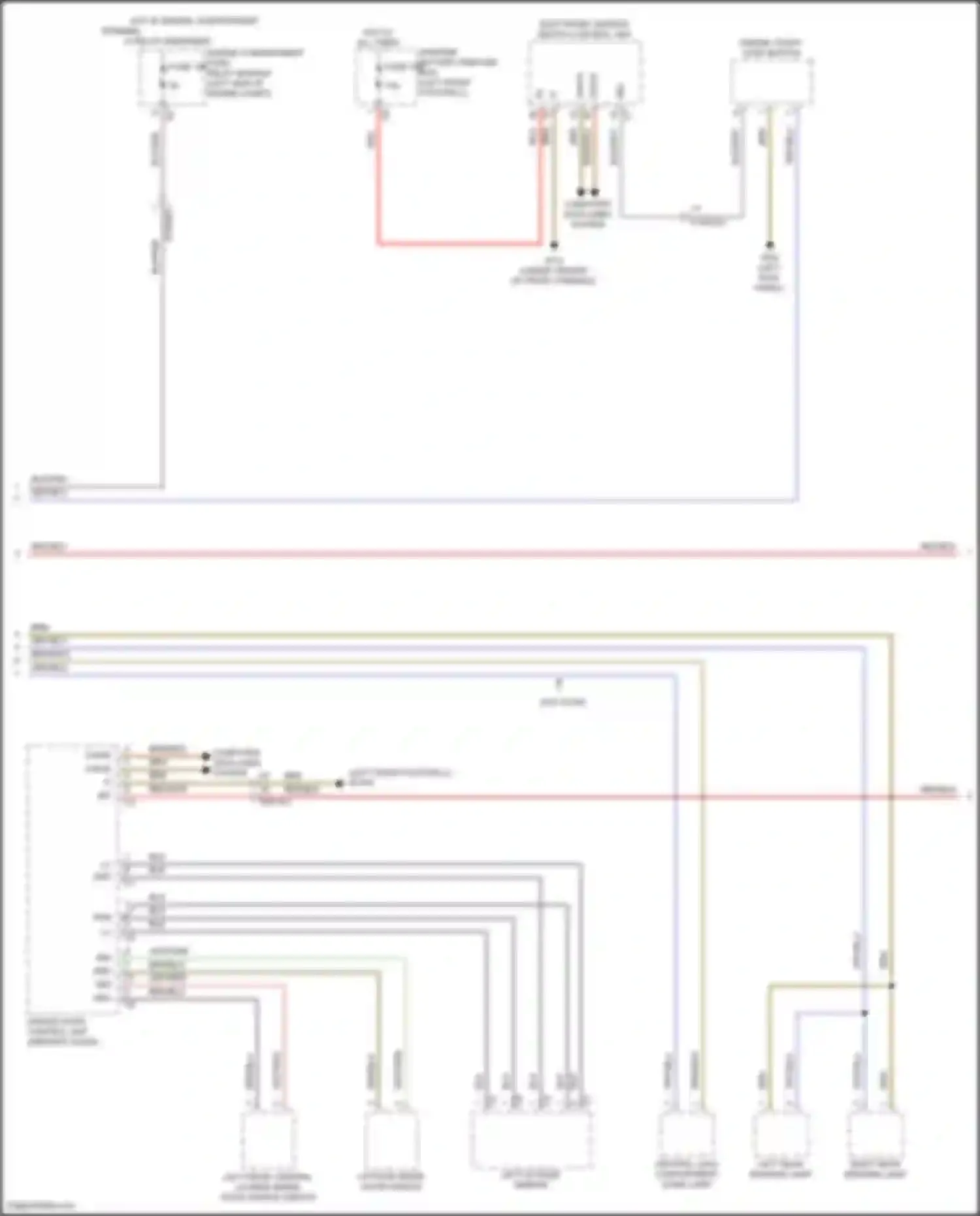 GLS-class AMG Mercedes-Benz X167 facelift (2023-2024): Instrument illumination circuit (2 of 3)