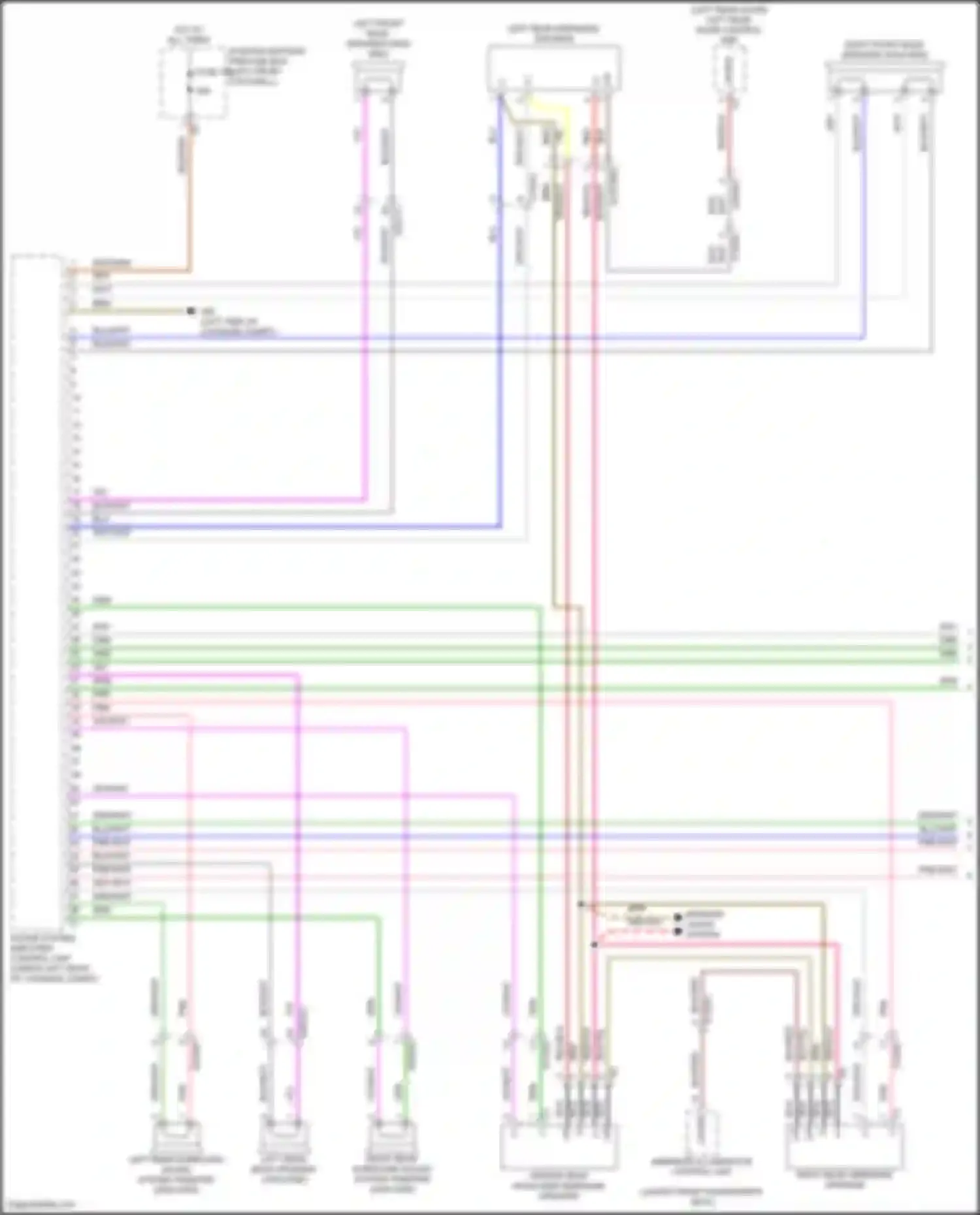 GLS-class AMG Mercedes-Benz X167 facelift (2023-2024): Sound amplifier circuit (1 of 3)