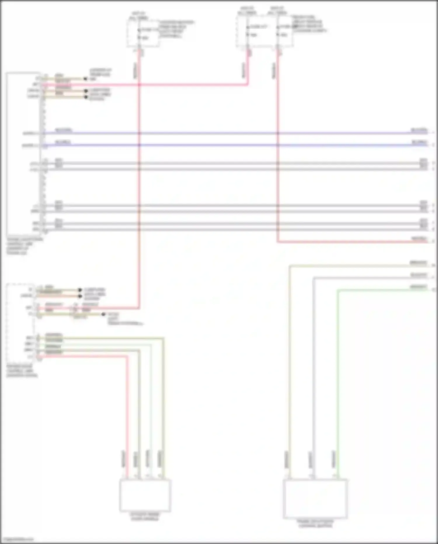 GLS-class AMG Mercedes-Benz X167 facelift (2023-2024): Trunk pull-down circuit (1 of 2)