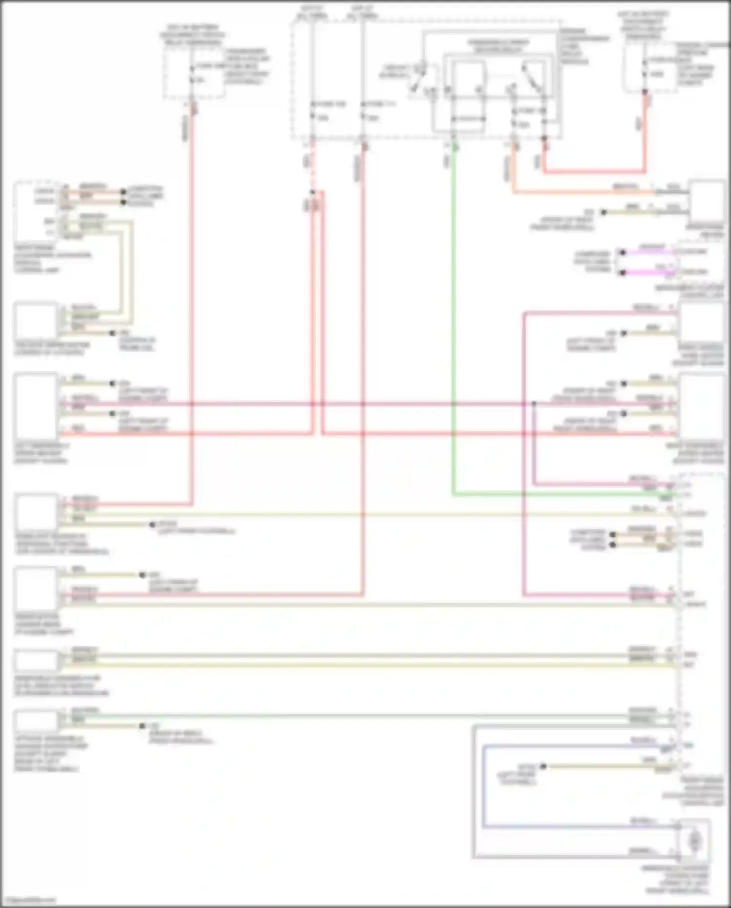 GLS-class AMG Mercedes-Benz X167 facelift (2023-2024): Wiper/washer circuit