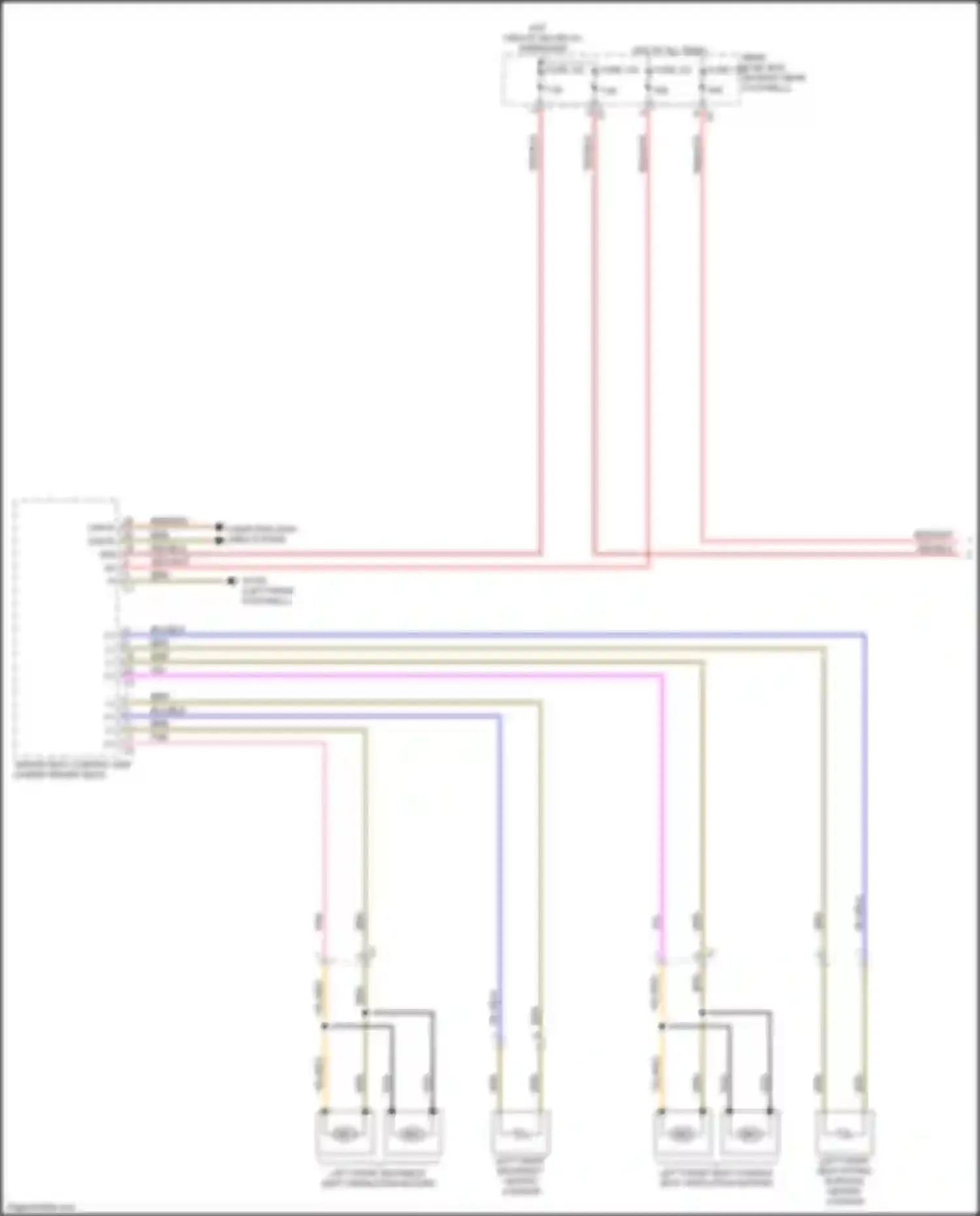 Wiring diagram computer data lines system for Mercedes-Benz GLS-class X166 (2015-2019) (16 of 100)