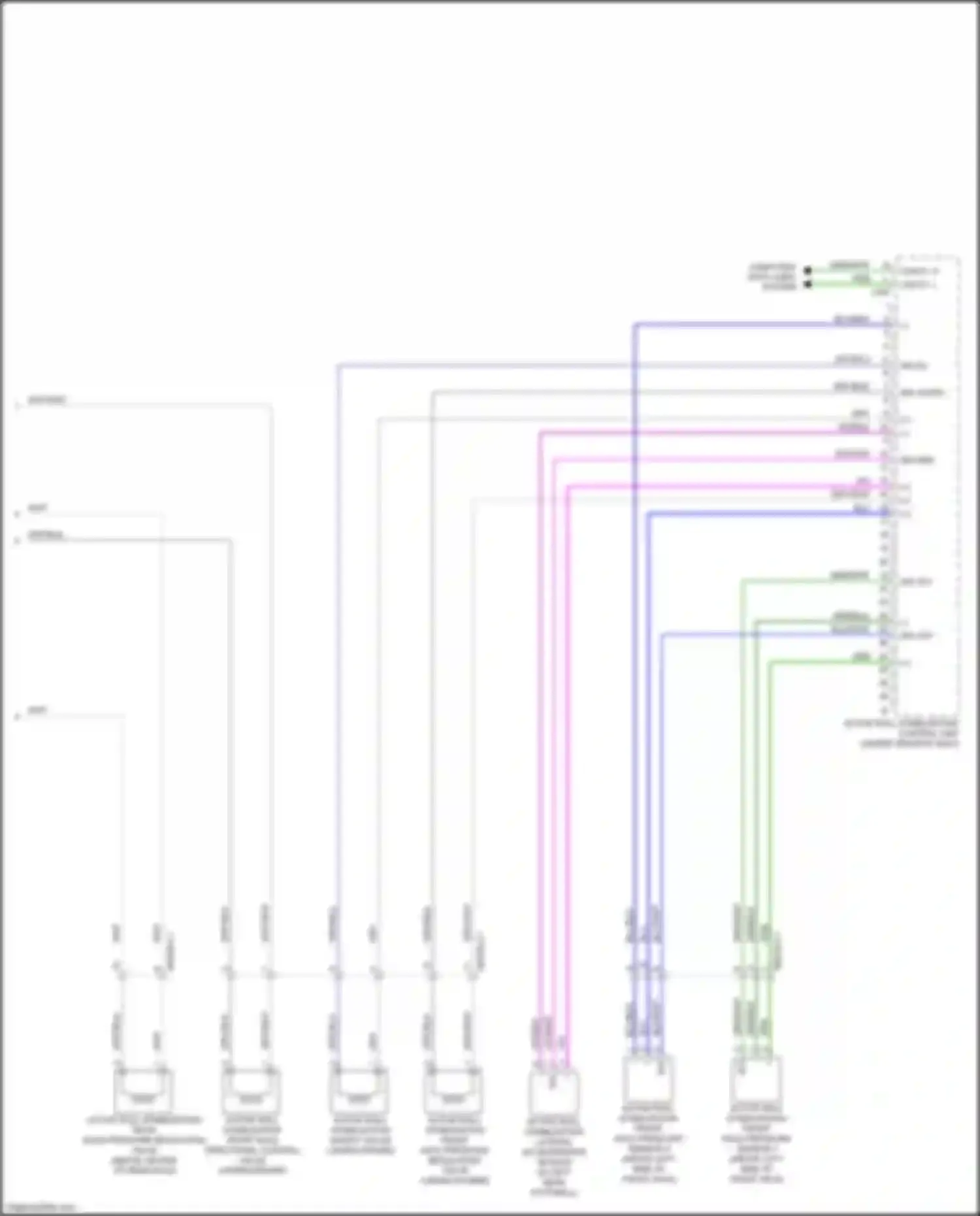 Wiring diagram computer data lines system for Mercedes-Benz GLS-class X166 (2015-2019) (1 of 100)