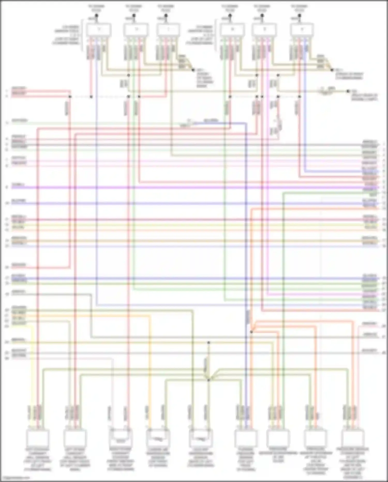 Wiring diagram pressure sensor upstream of throttle valve for Mercedes-Benz GLS-class X166 (2015-2019) (1 of 1)