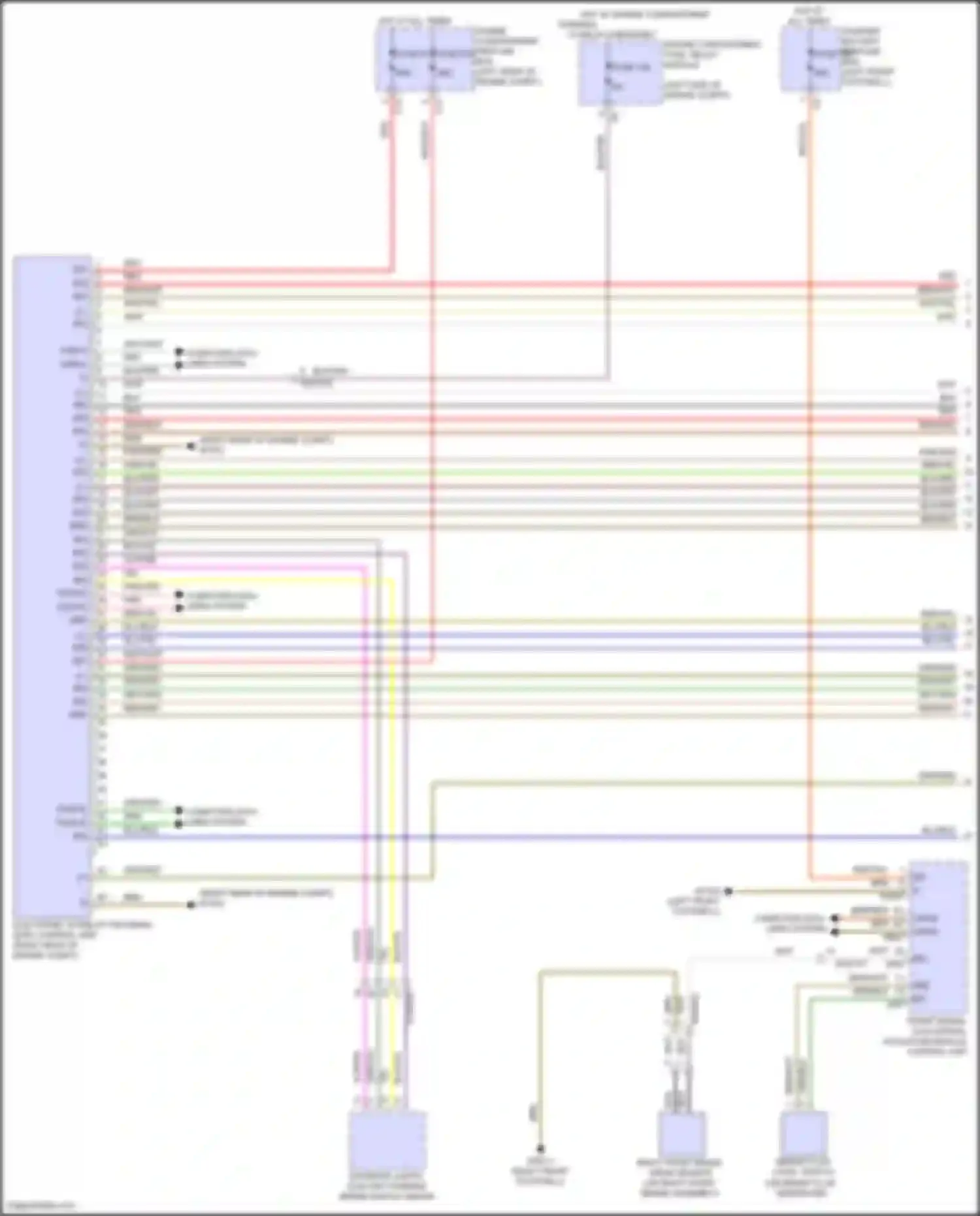 GLS-class Mercedes-Benz X167 facelift (2023-2024): Anti-lock brakes circuit (1 of 2)