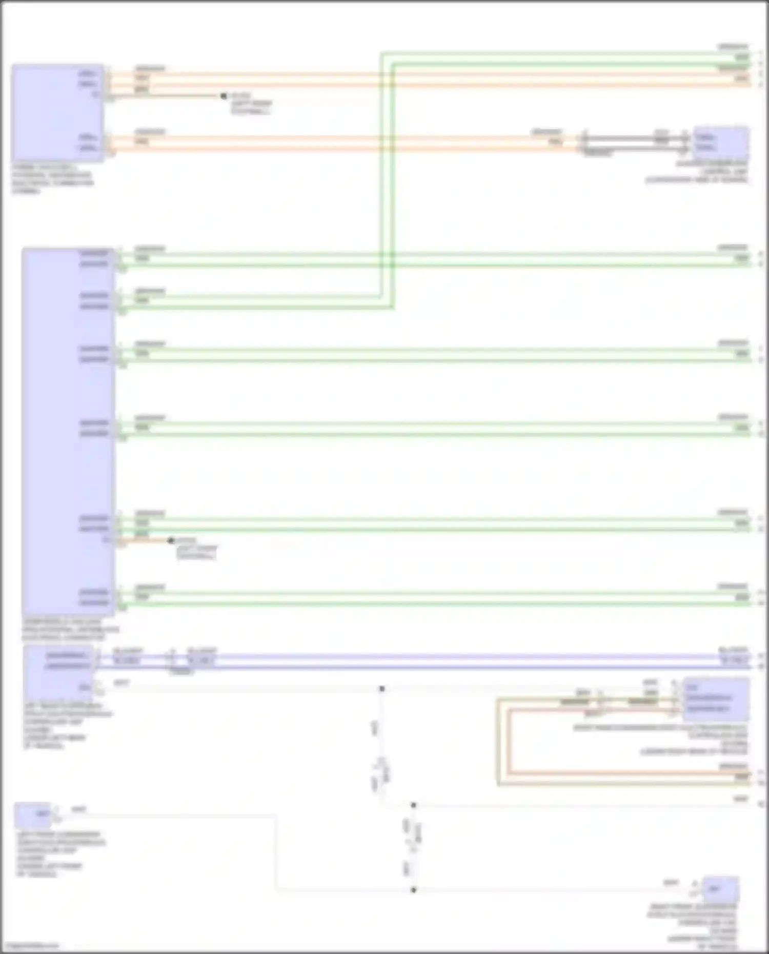 GLS-class Mercedes-Benz X167 facelift (2023-2024): High/low bus circuit (1 of 8)