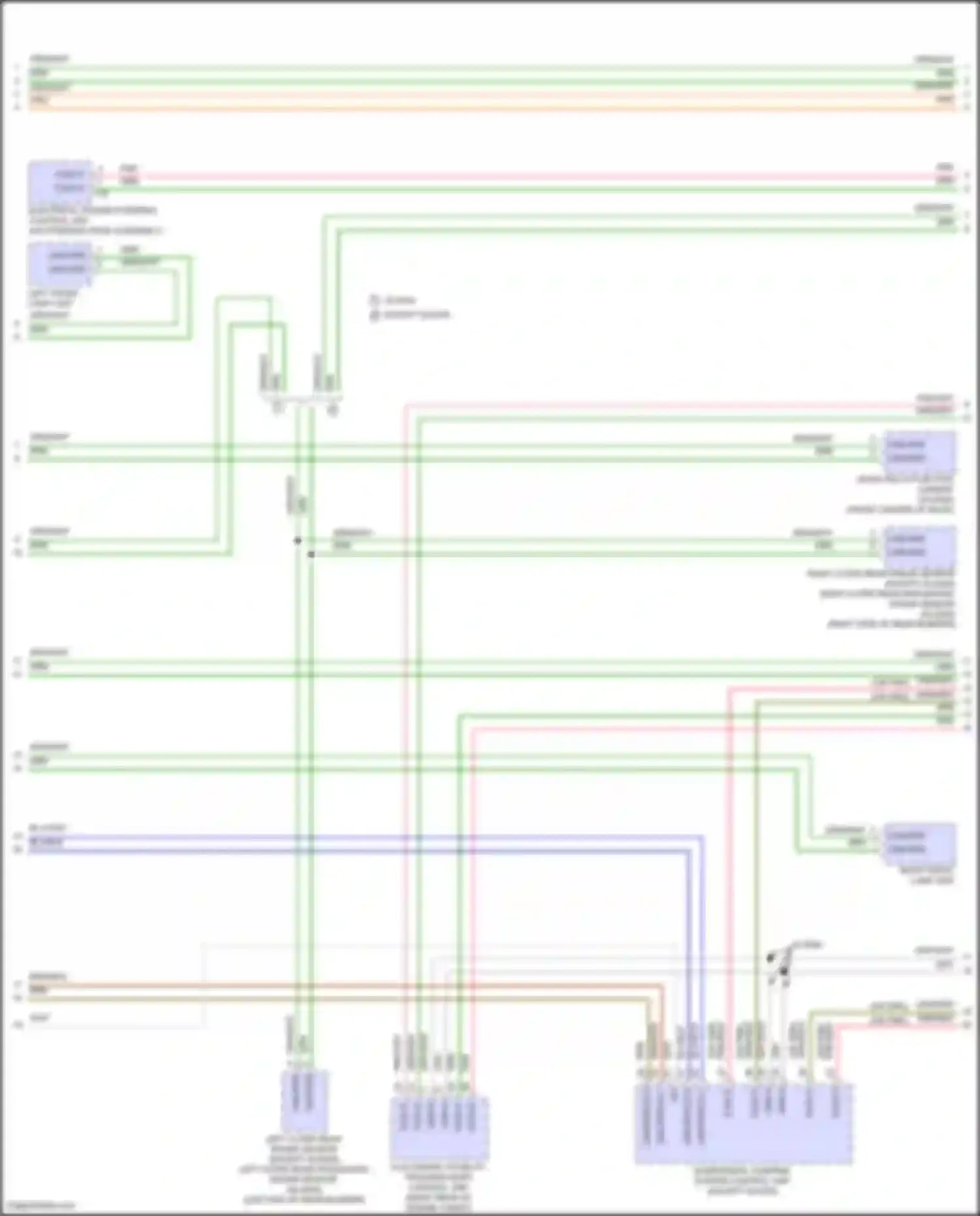 GLS-class Mercedes-Benz X167 facelift (2023-2024): High/low bus circuit (2 of 8)