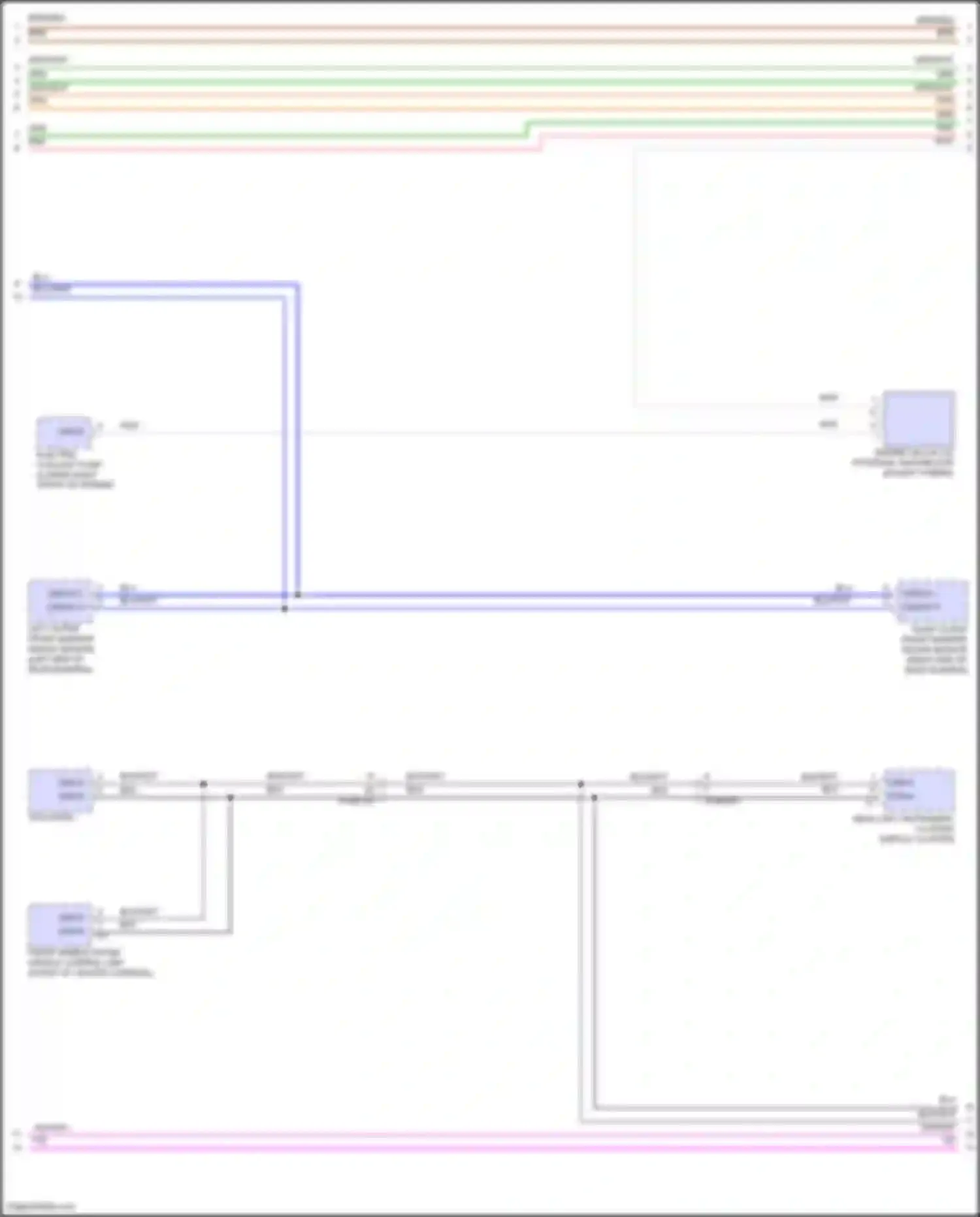 GLS-class Mercedes-Benz X167 facelift (2023-2024): High/low bus circuit (5 of 8)