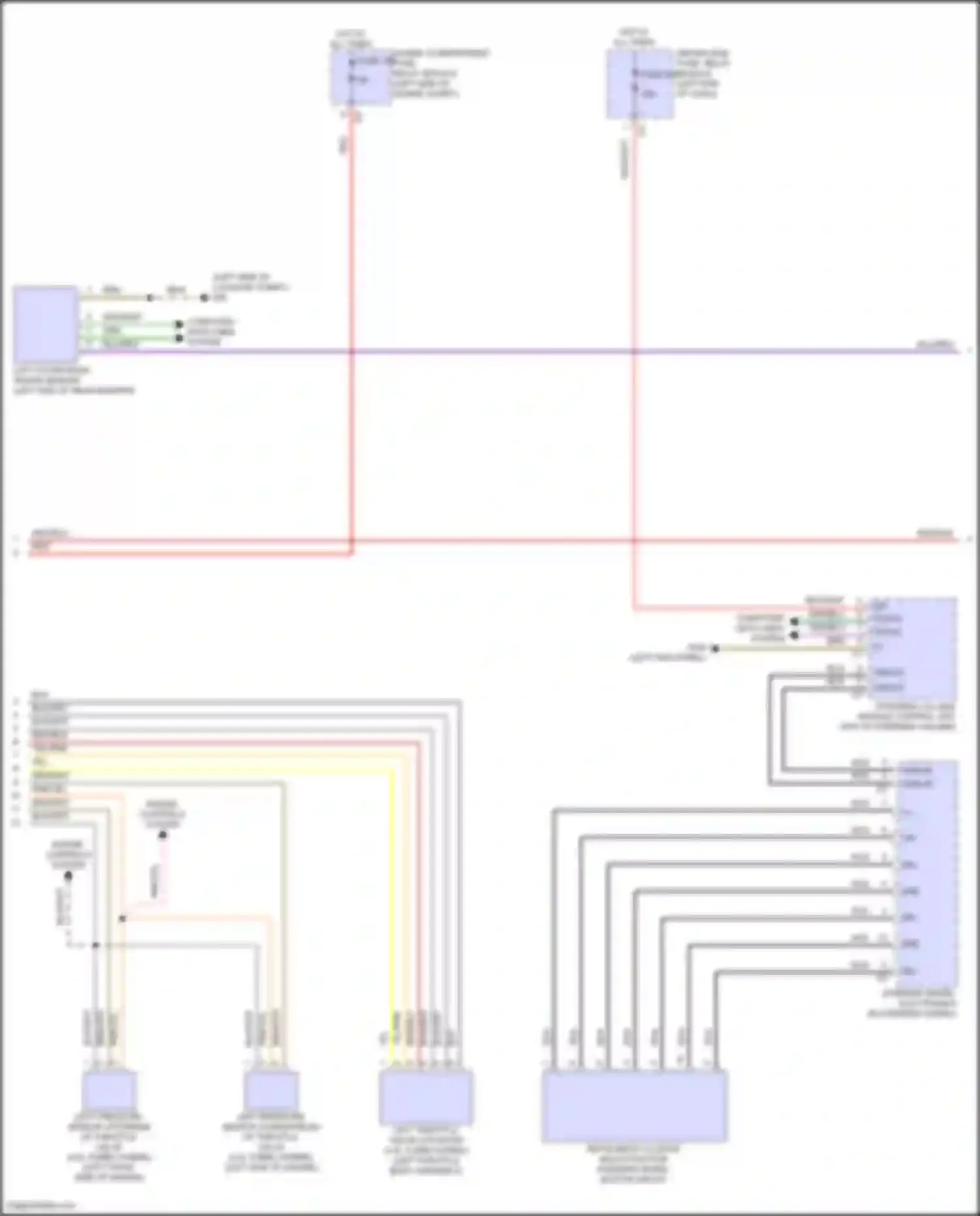 GLS-class Mercedes-Benz X167 facelift (2023-2024): Cruise control circuit (2 of 3)