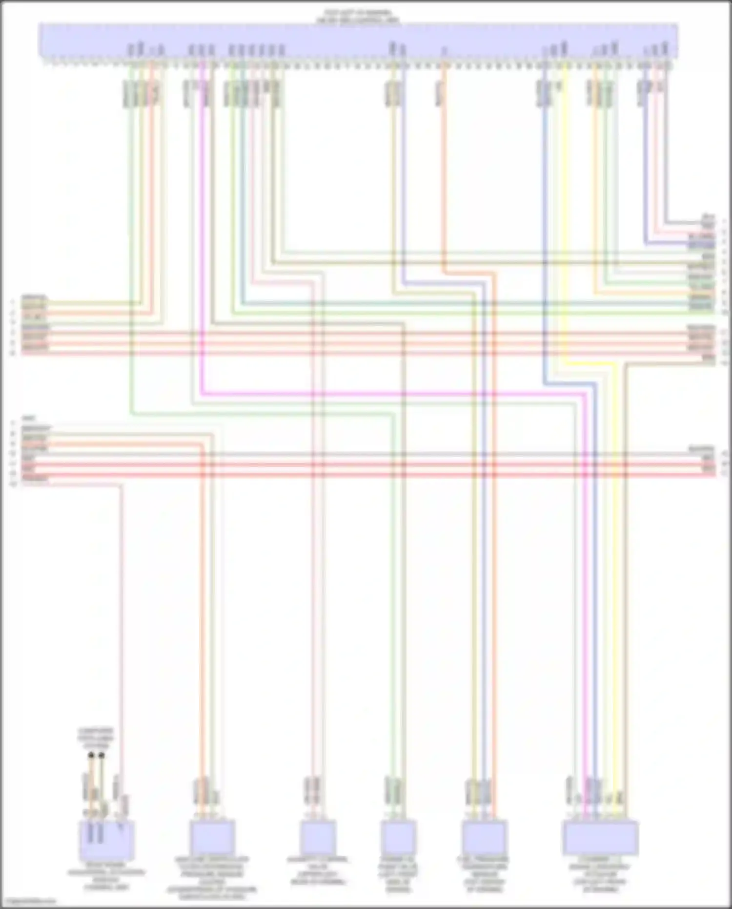 GLS-class Mercedes-Benz X167 facelift (2023-2024): Wiring diagram engine performance 3.0l turbo hybrid (2 of 9)