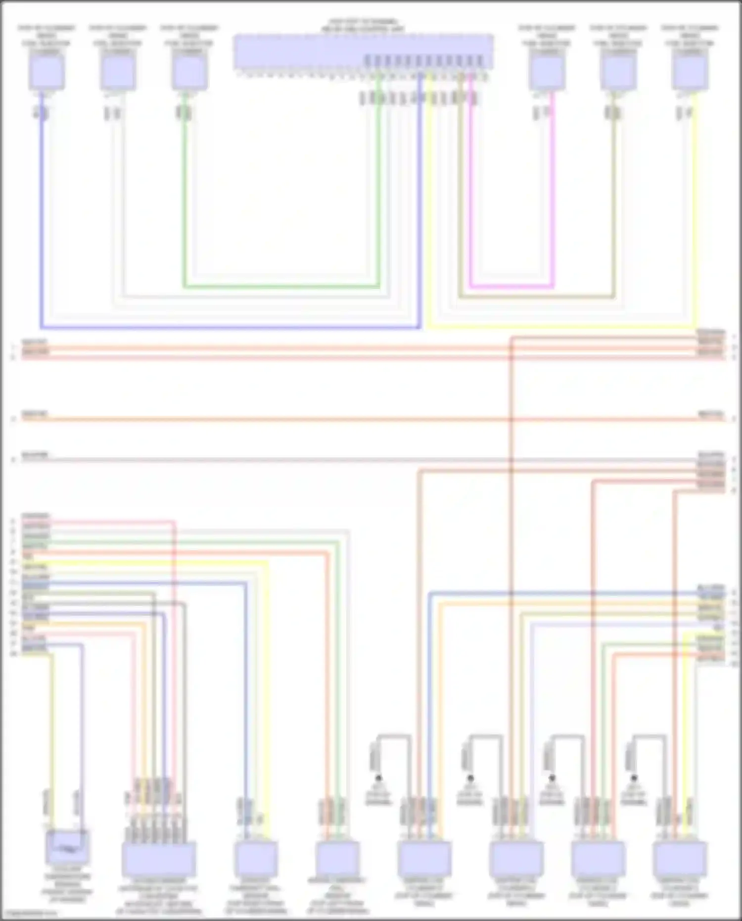 GLS-class Mercedes-Benz X167 facelift (2023-2024): Wiring diagram engine performance 3.0l turbo hybrid (5 of 9)