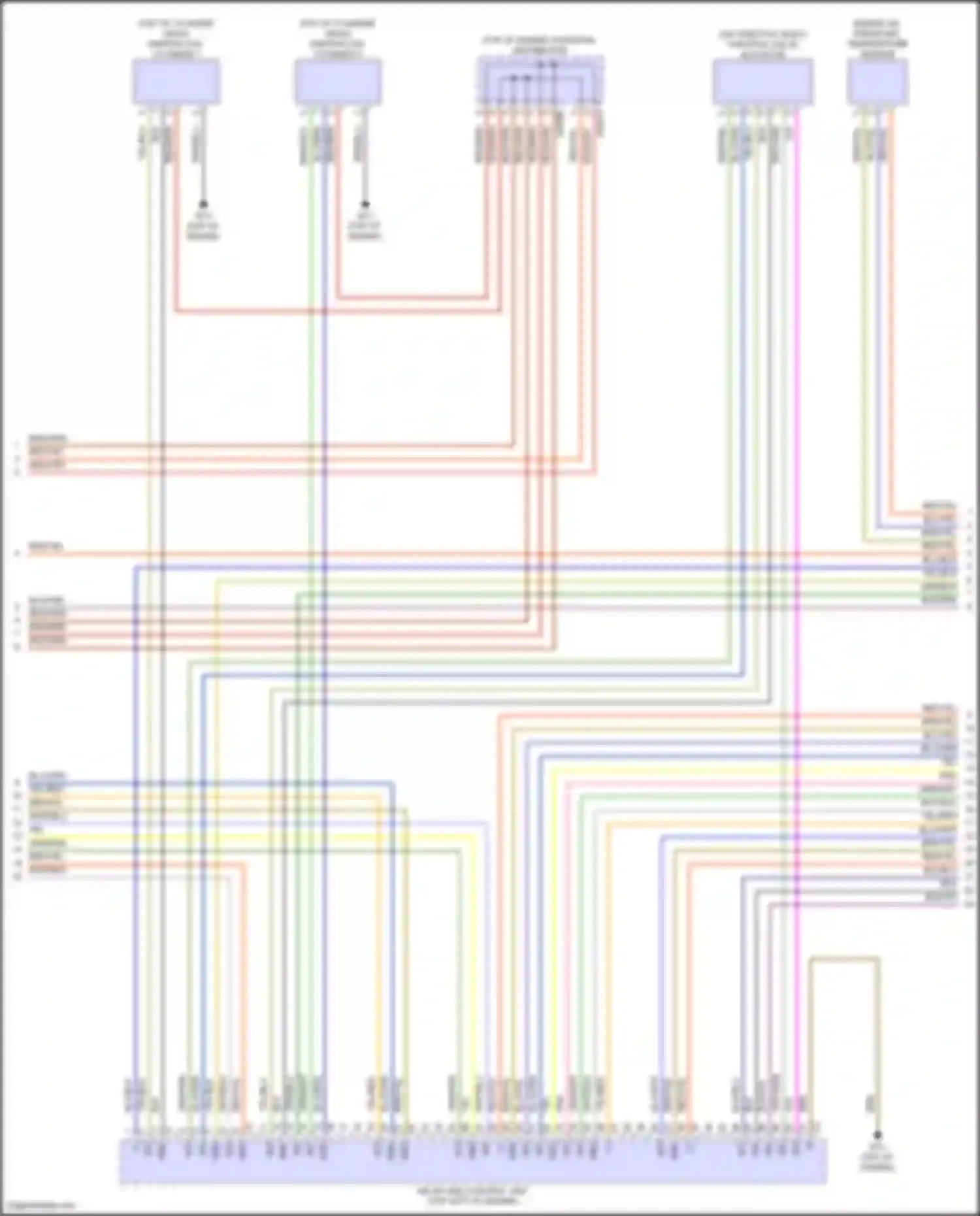 GLS-class Mercedes-Benz X167 facelift (2023-2024): Wiring diagram engine performance 3.0l turbo hybrid (6 of 9)