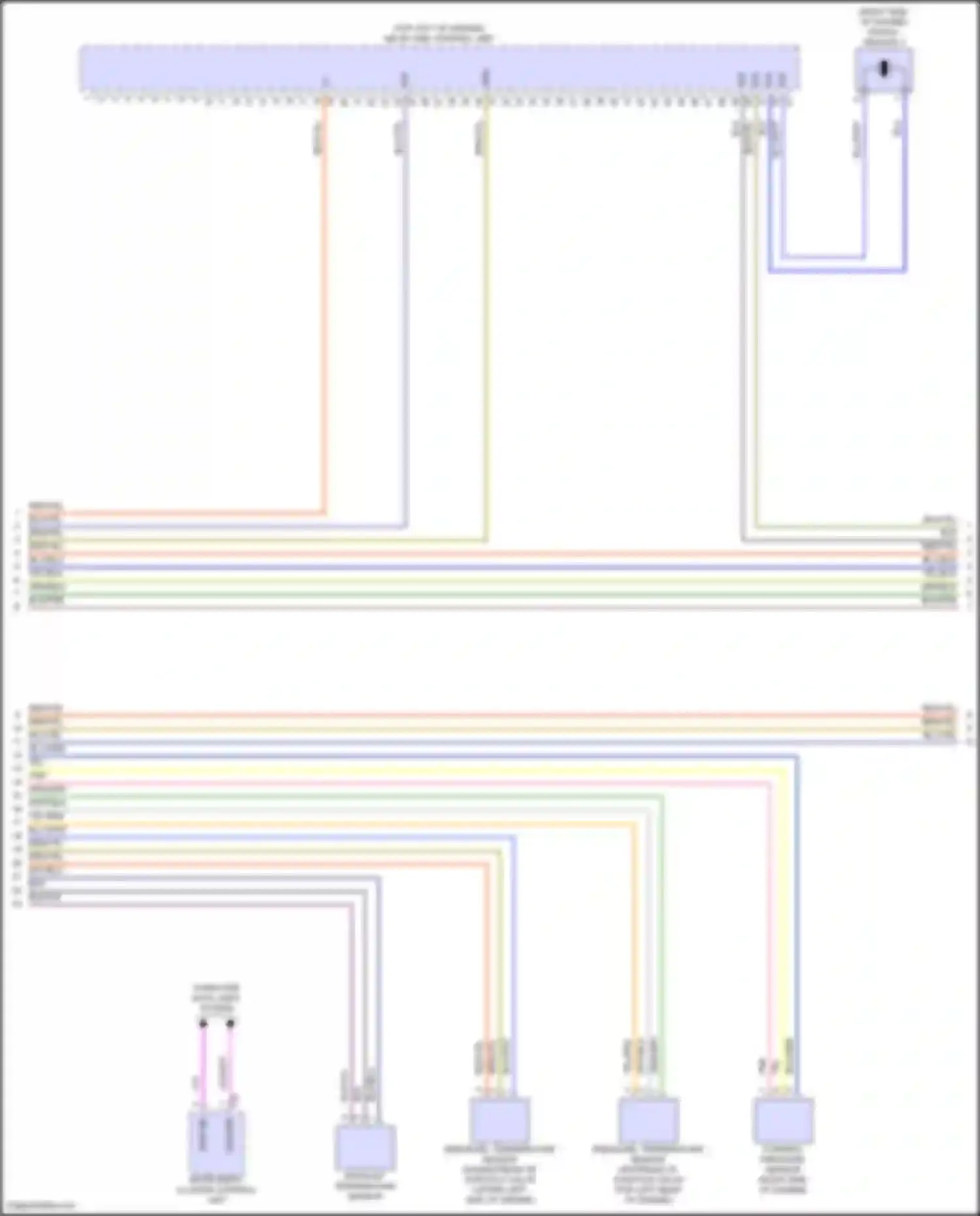 GLS-class Mercedes-Benz X167 facelift (2023-2024): Wiring diagram engine performance 3.0l turbo hybrid (7 of 9)