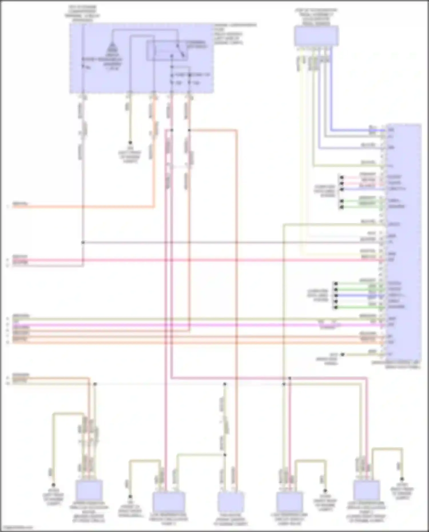 GLS-class Mercedes-Benz X167 facelift (2023-2024): Wiring diagram engine performance 3.0l turbo hybrid (9 of 9)